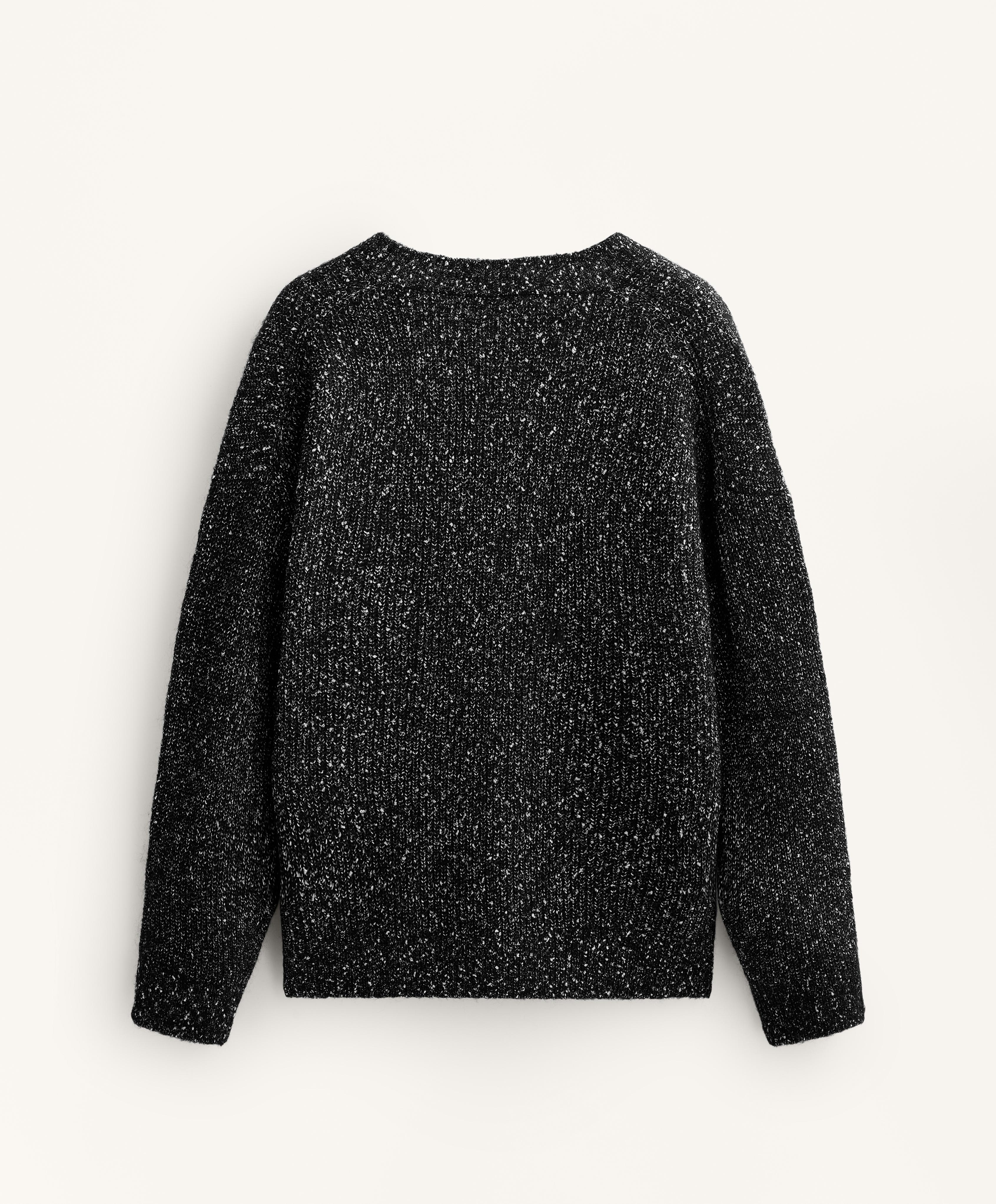 V-neck neps cardigan 27% wool | OYSHO Türkiye | Sale