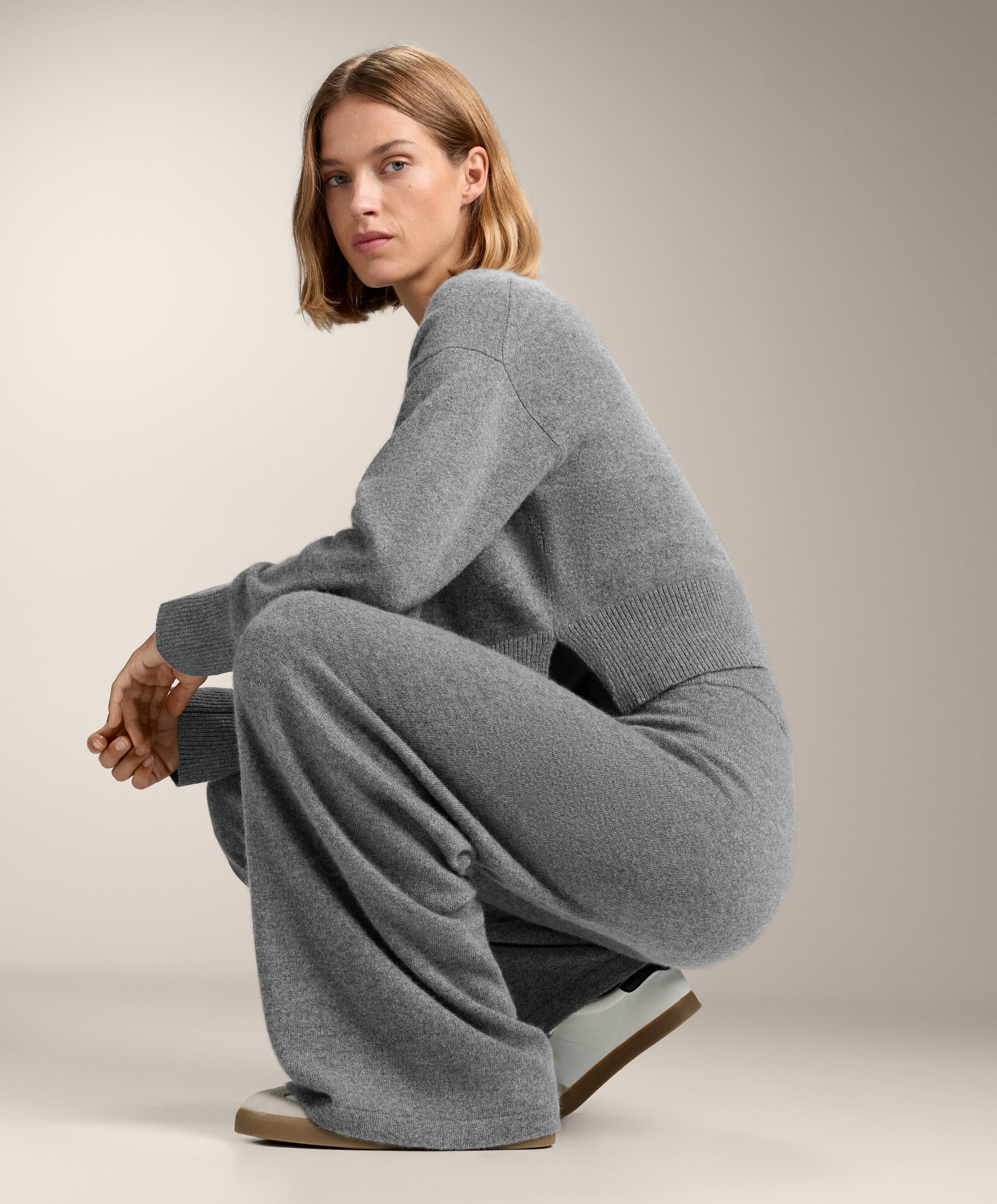 Прави панталони 100% кашмир