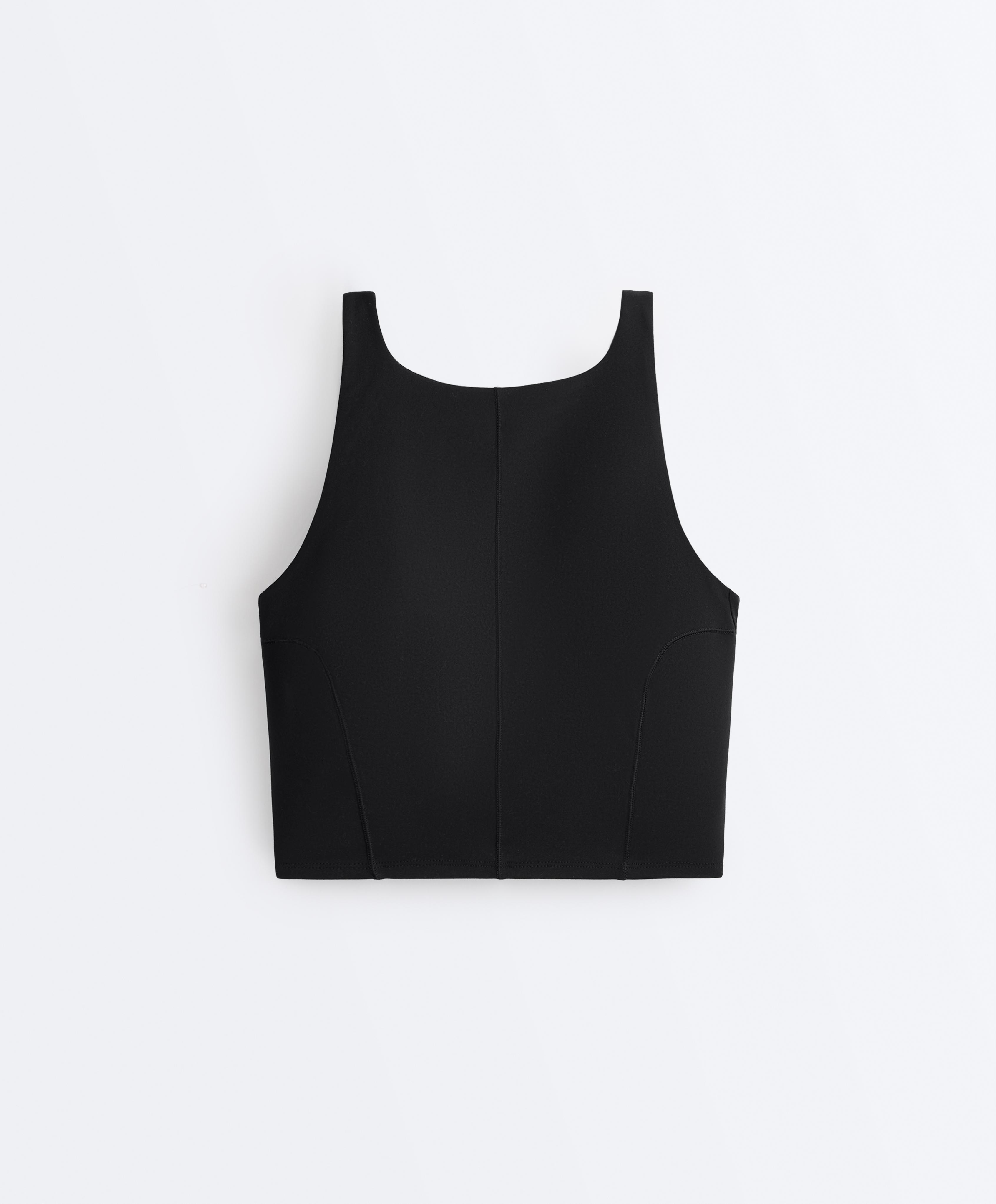 Evermove tank top with straps — BLACK