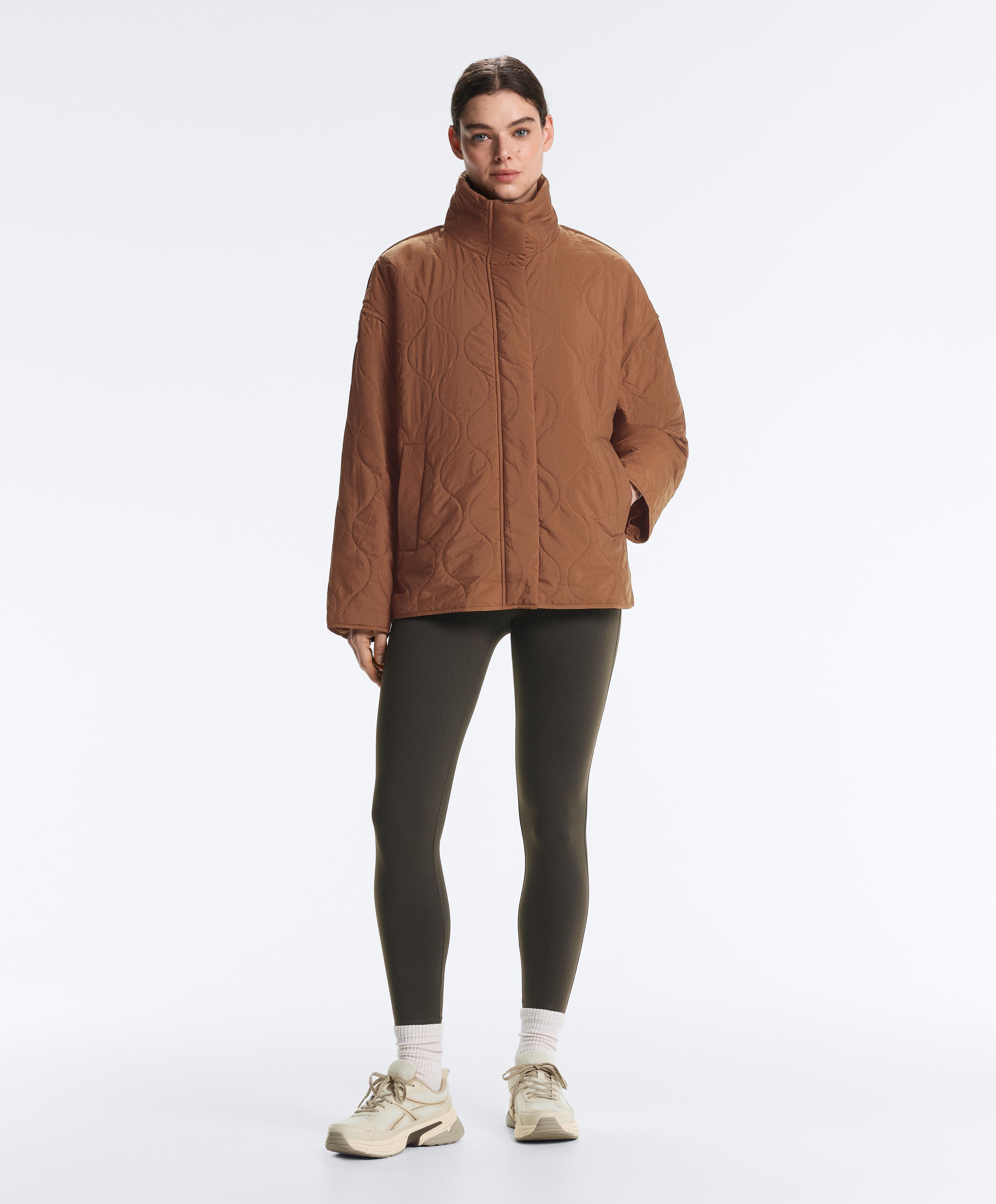 Water-repellent FELLEX® AEROGEL padded jacket — DARK BRICK