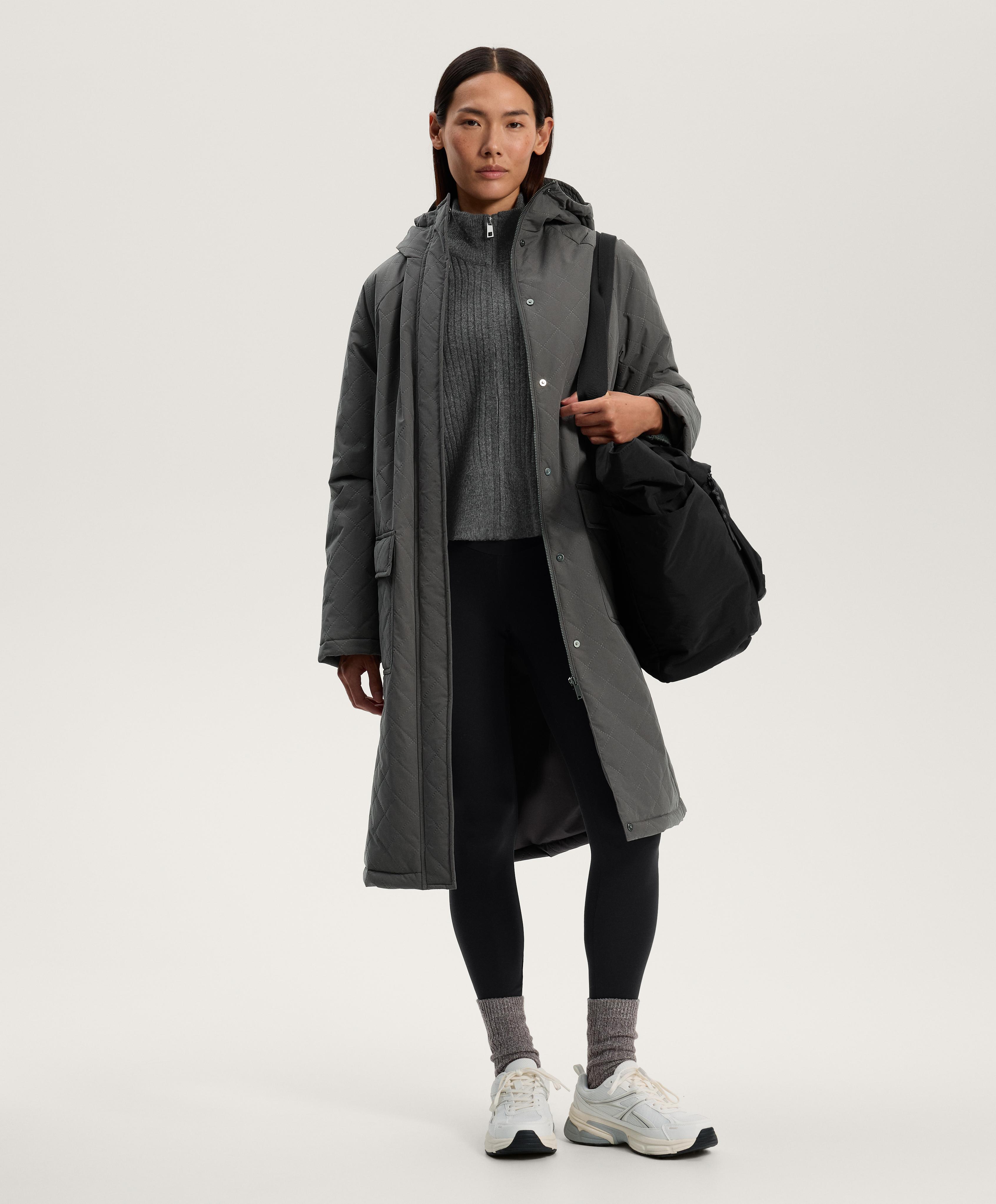 Soft rib knit jacket