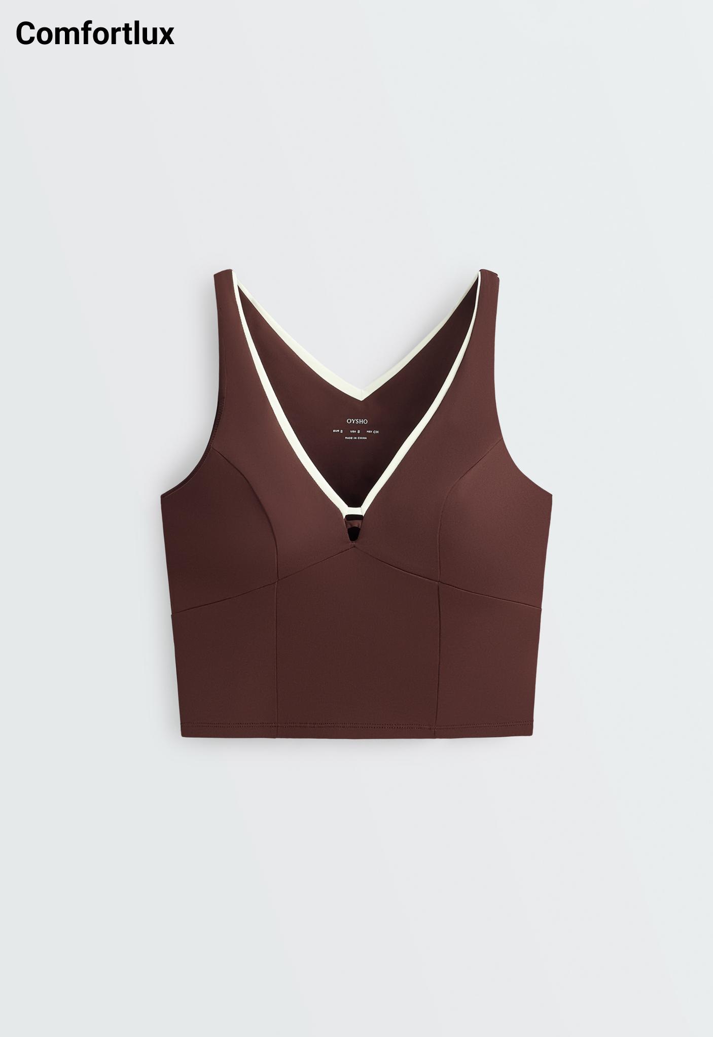 Tank top Comfortlux tirantes cuello pico Tank top Comfortlux tirantes cuello pico