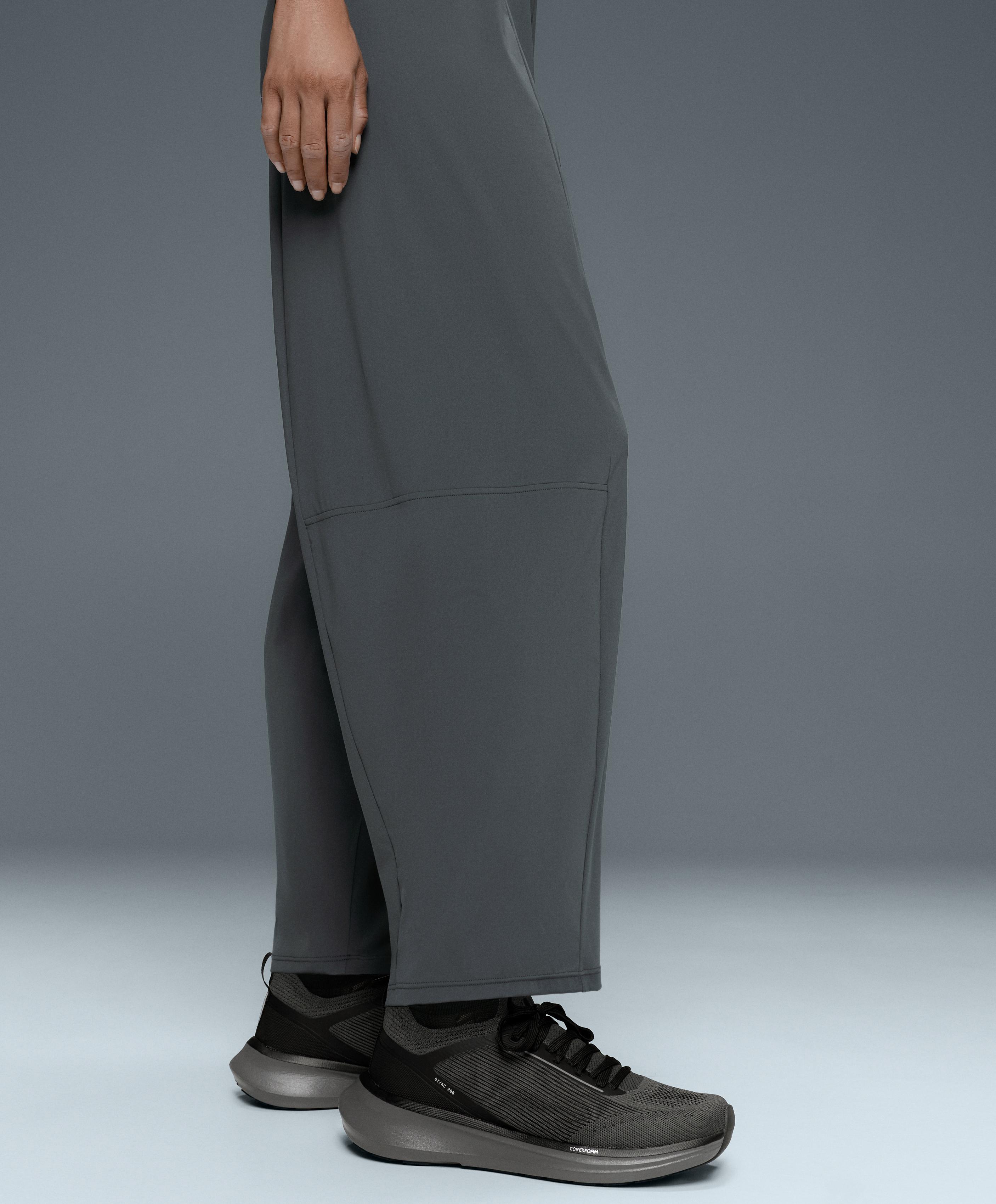 Light Touch wide long jumpsuit — STEEL GREY
