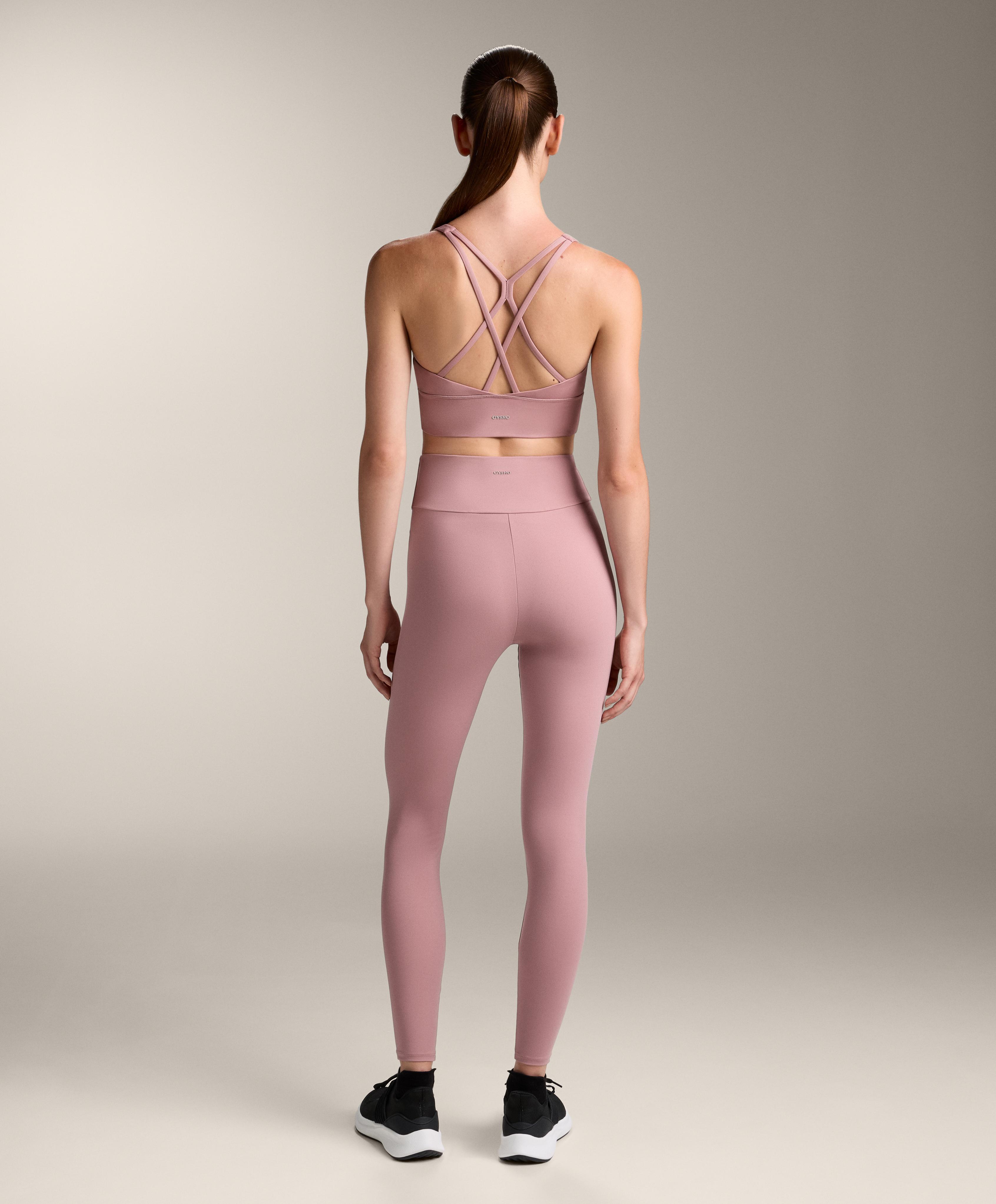 Total look, comfortlux, high rise, lyserød, vasket, med bh - Udsalg