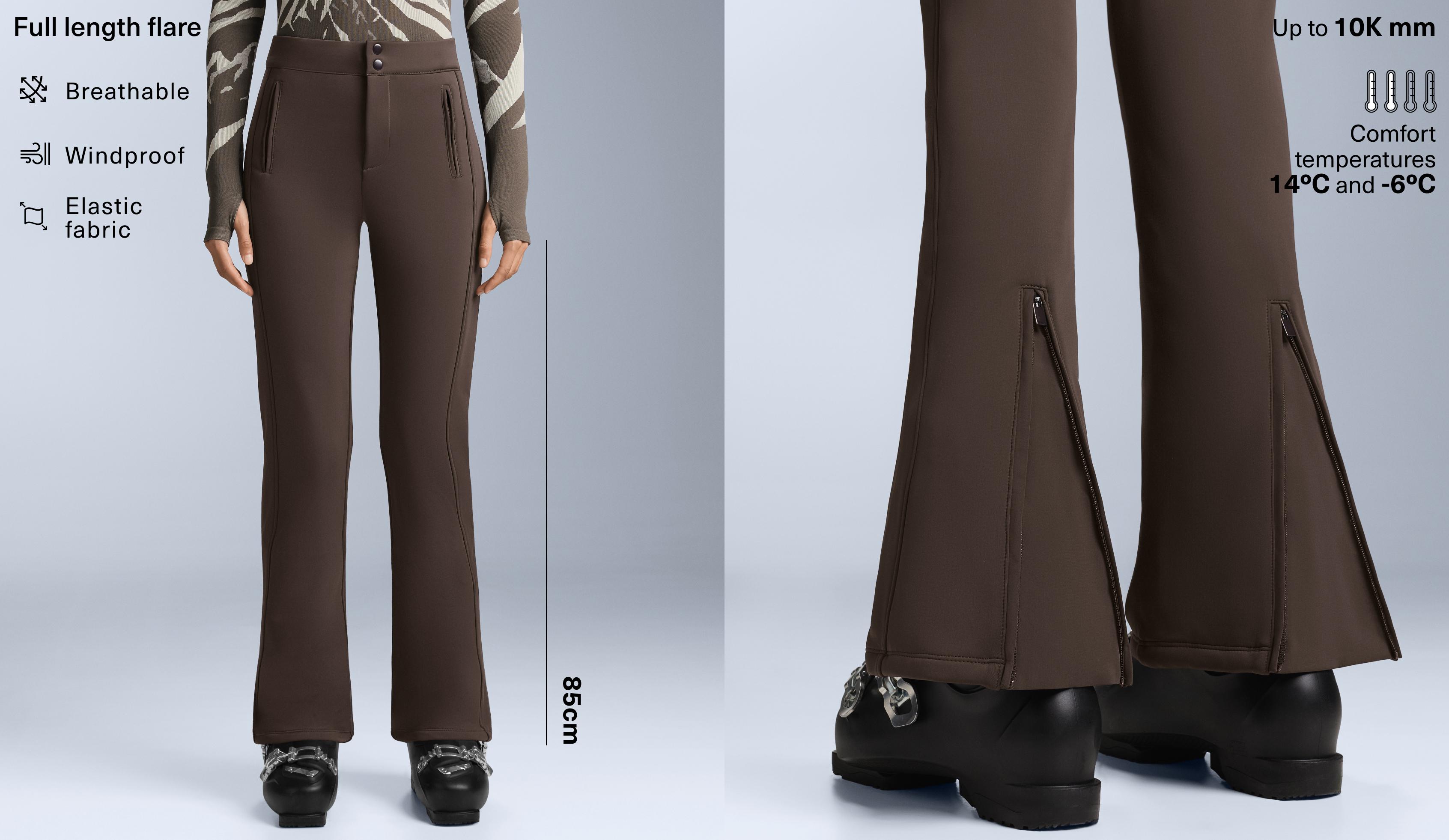 Pantalón elástico flare full length SKI resistente al agua Pantalón elástico flare full length SKI resistente al agua