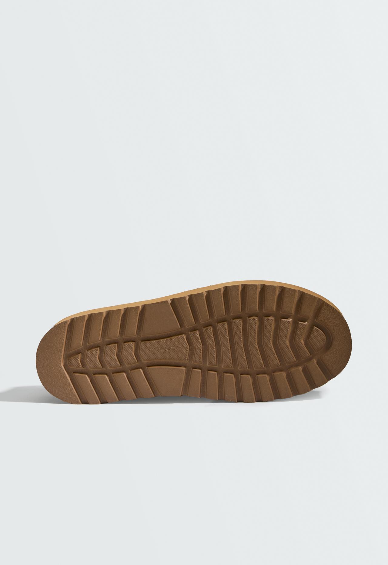 Suede faux-fur clog — MOLE