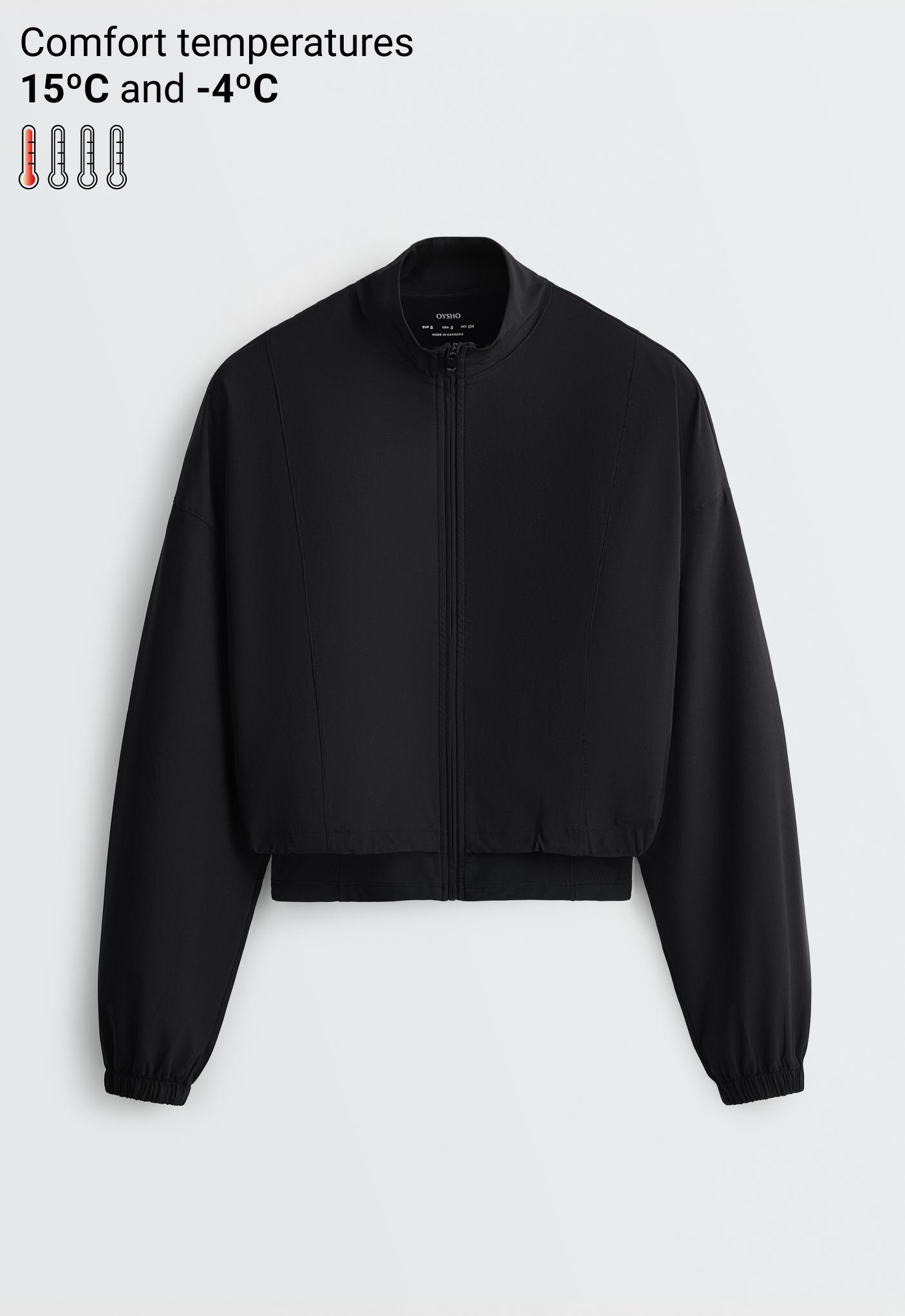 Double stretch technical jacket — BLACK