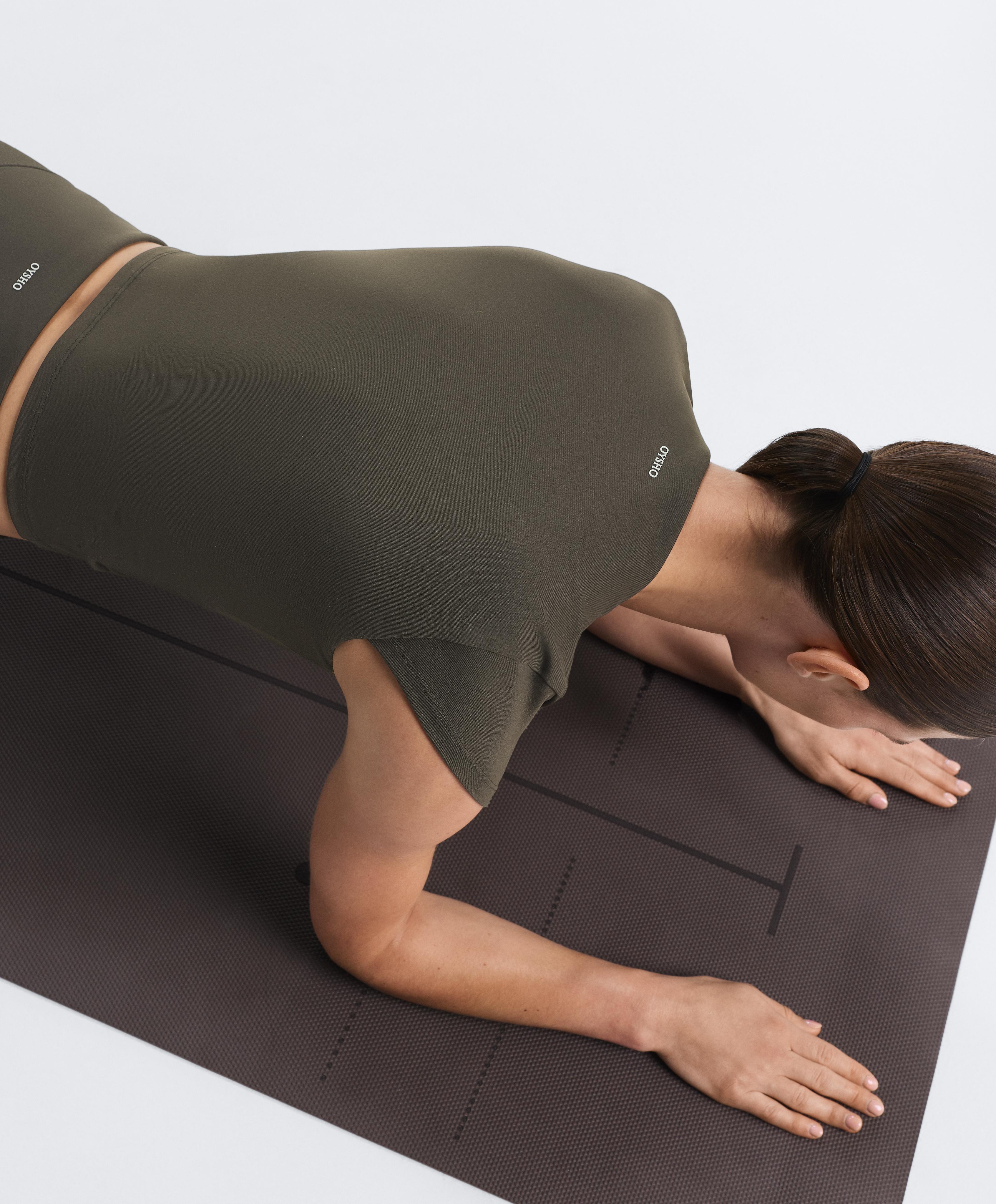 Evermove short-sleeved Tank top — BROWN