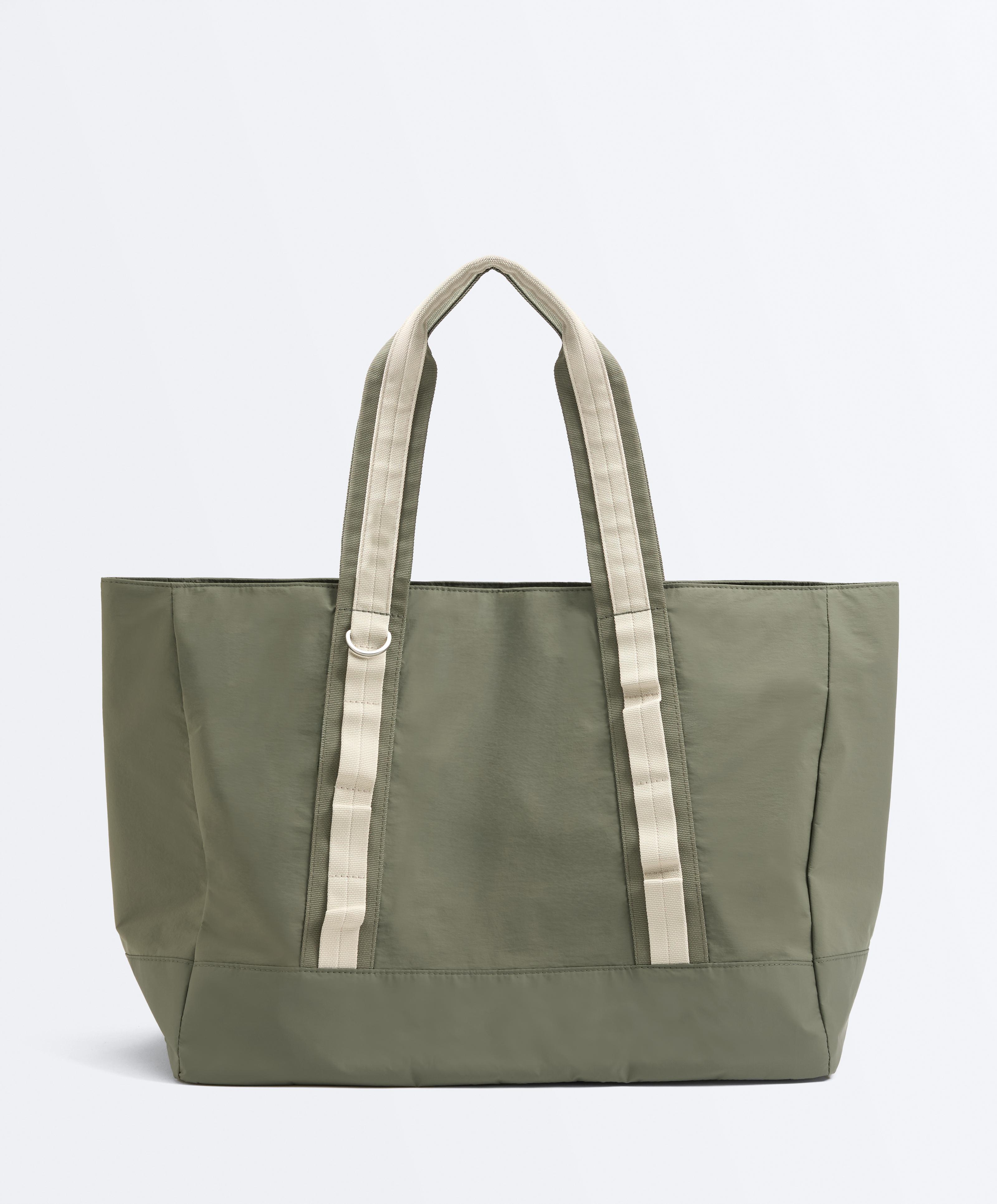Contrast shopper bag