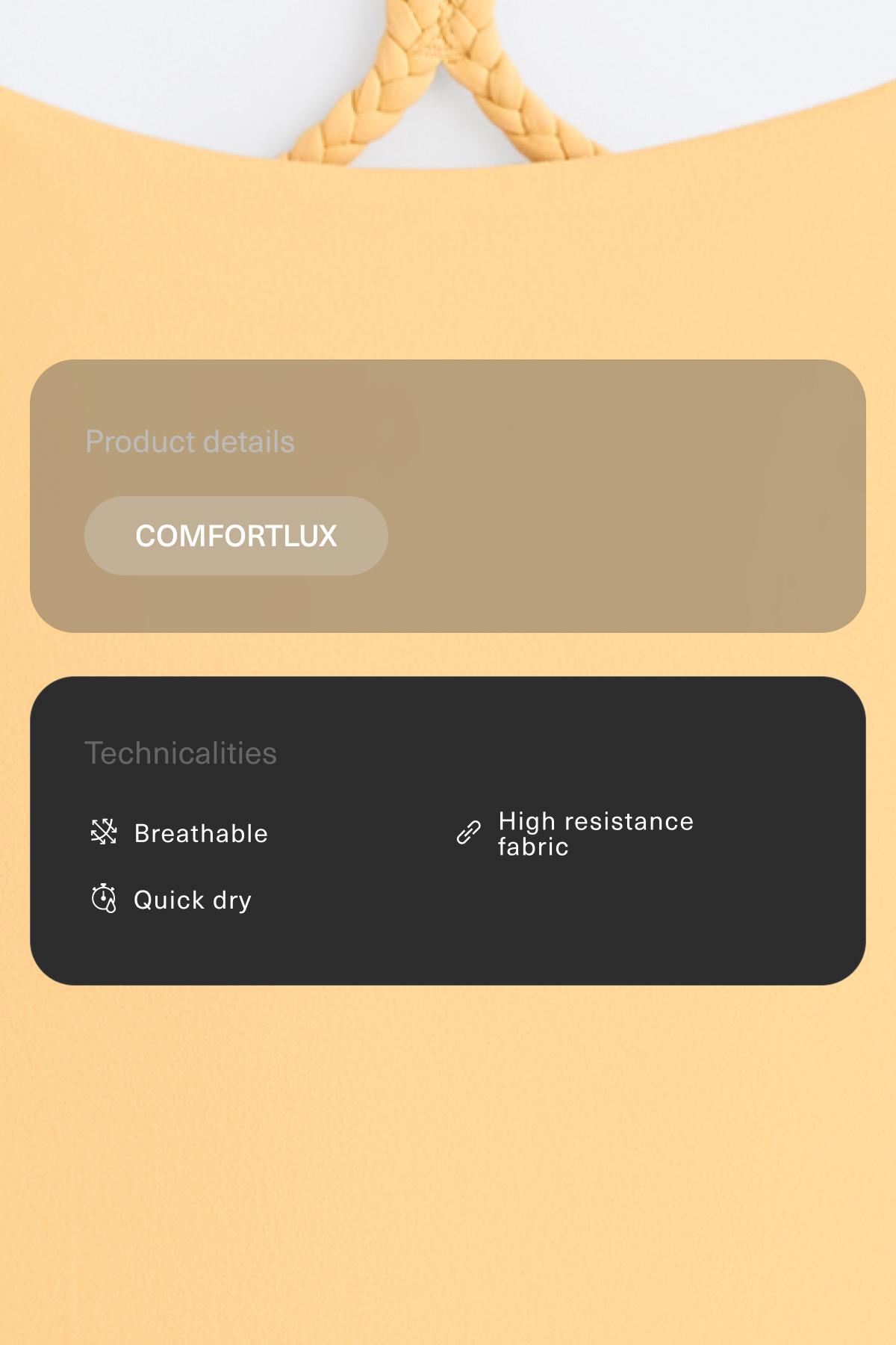 Comfortlux braided short jumpsuit — BURNT YELLOW