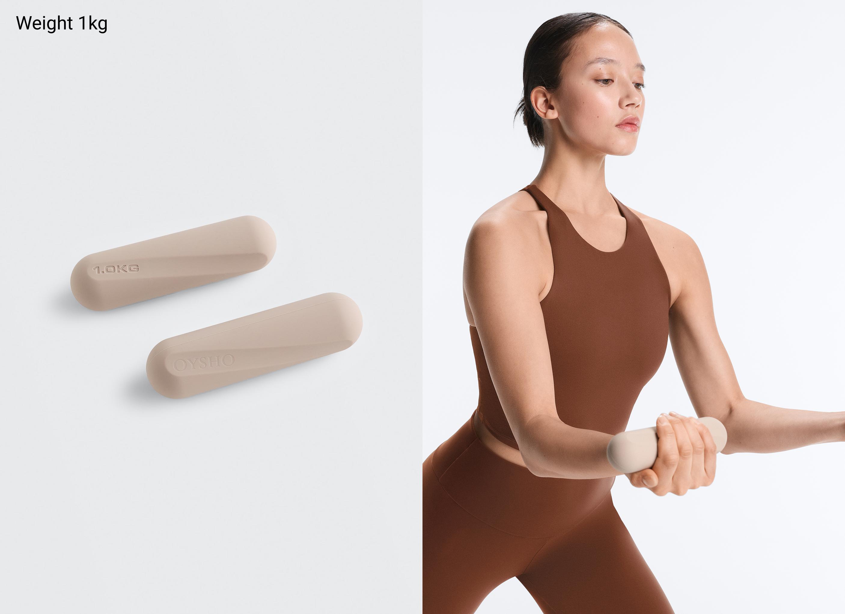 2 x 1kg bar weights — MID-MINK