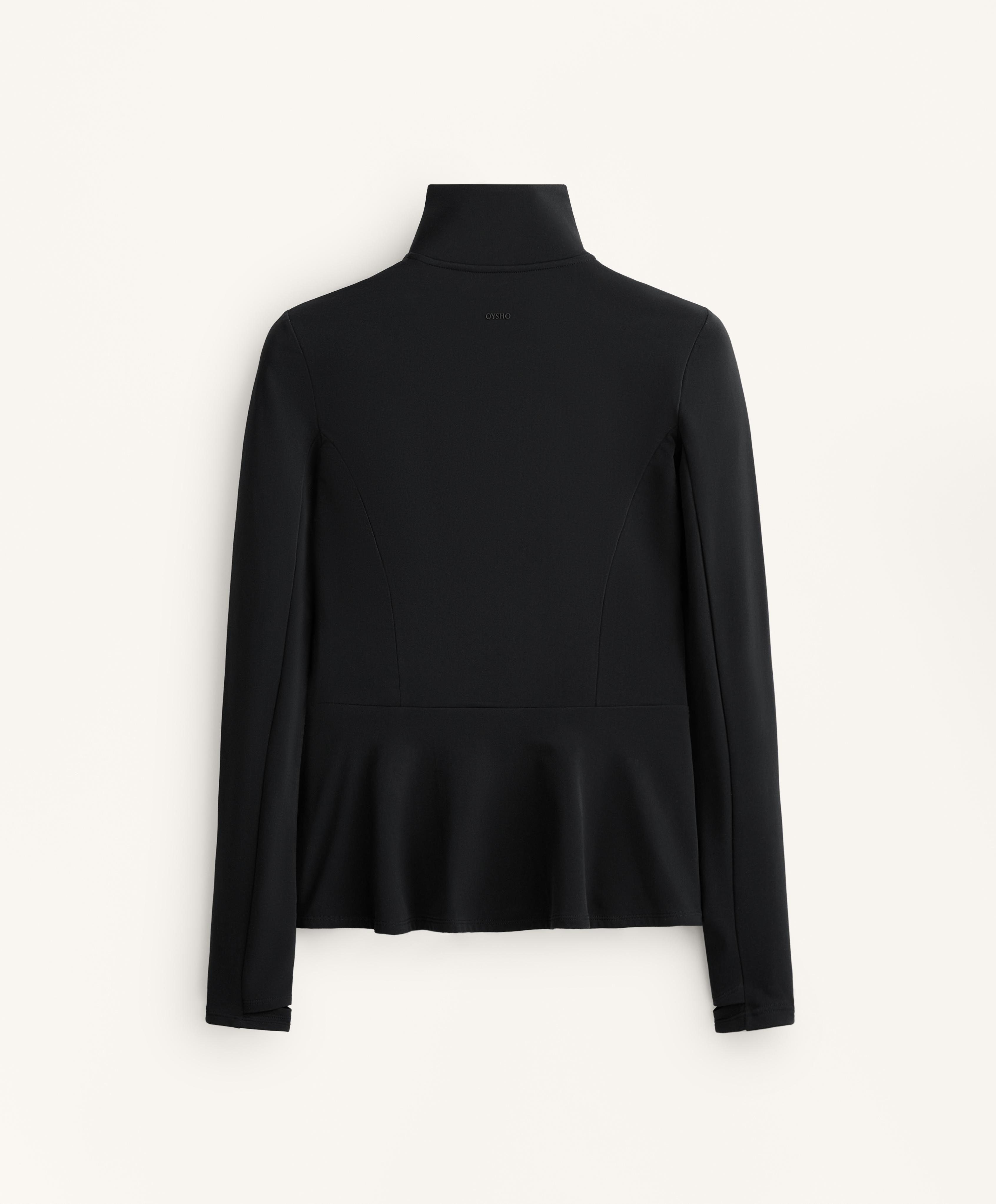 Light warm peplum technical jacket Light warm peplum technical jacket