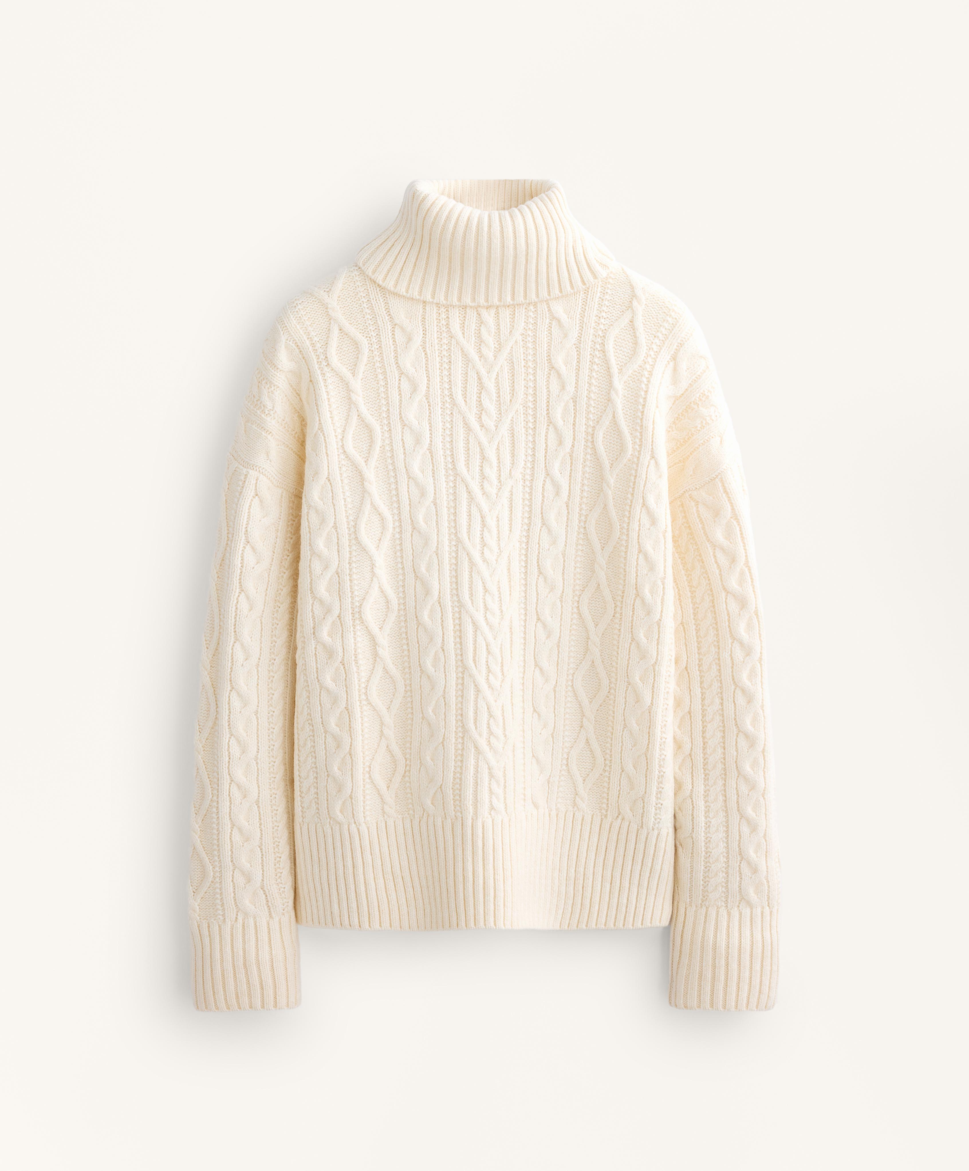 High neck cable knit jumper High neck cable knit jumper