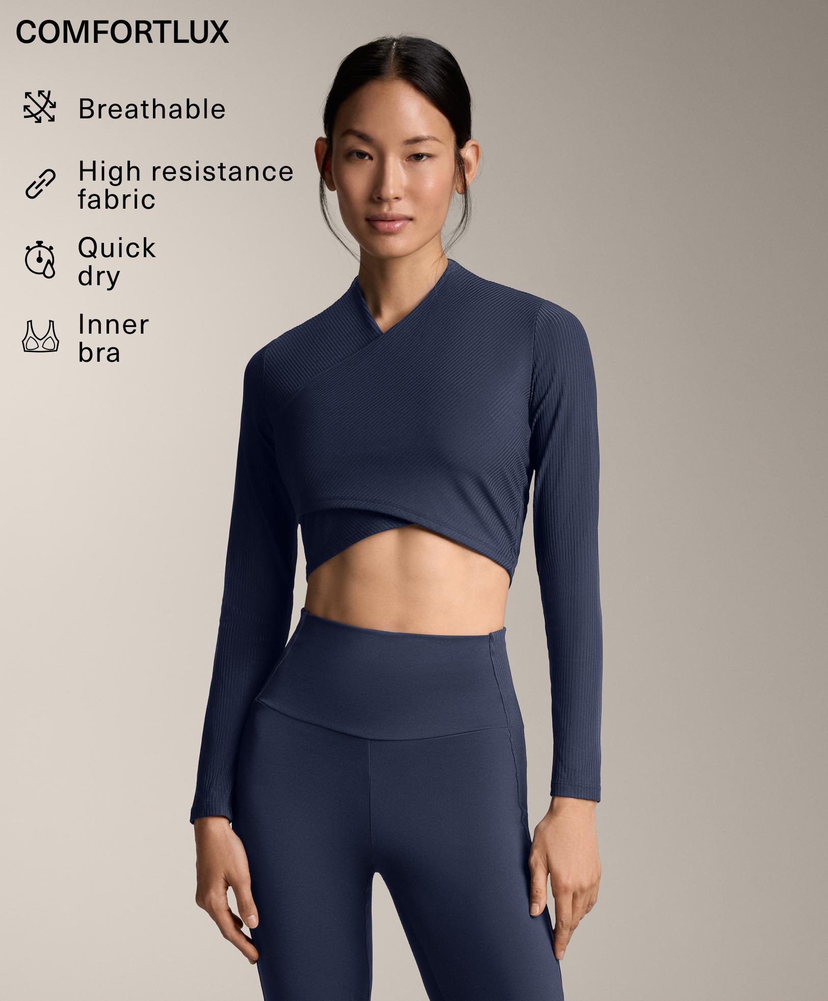 Tank top Comfortlux с кръстосано деколте и ръкави - Намаление