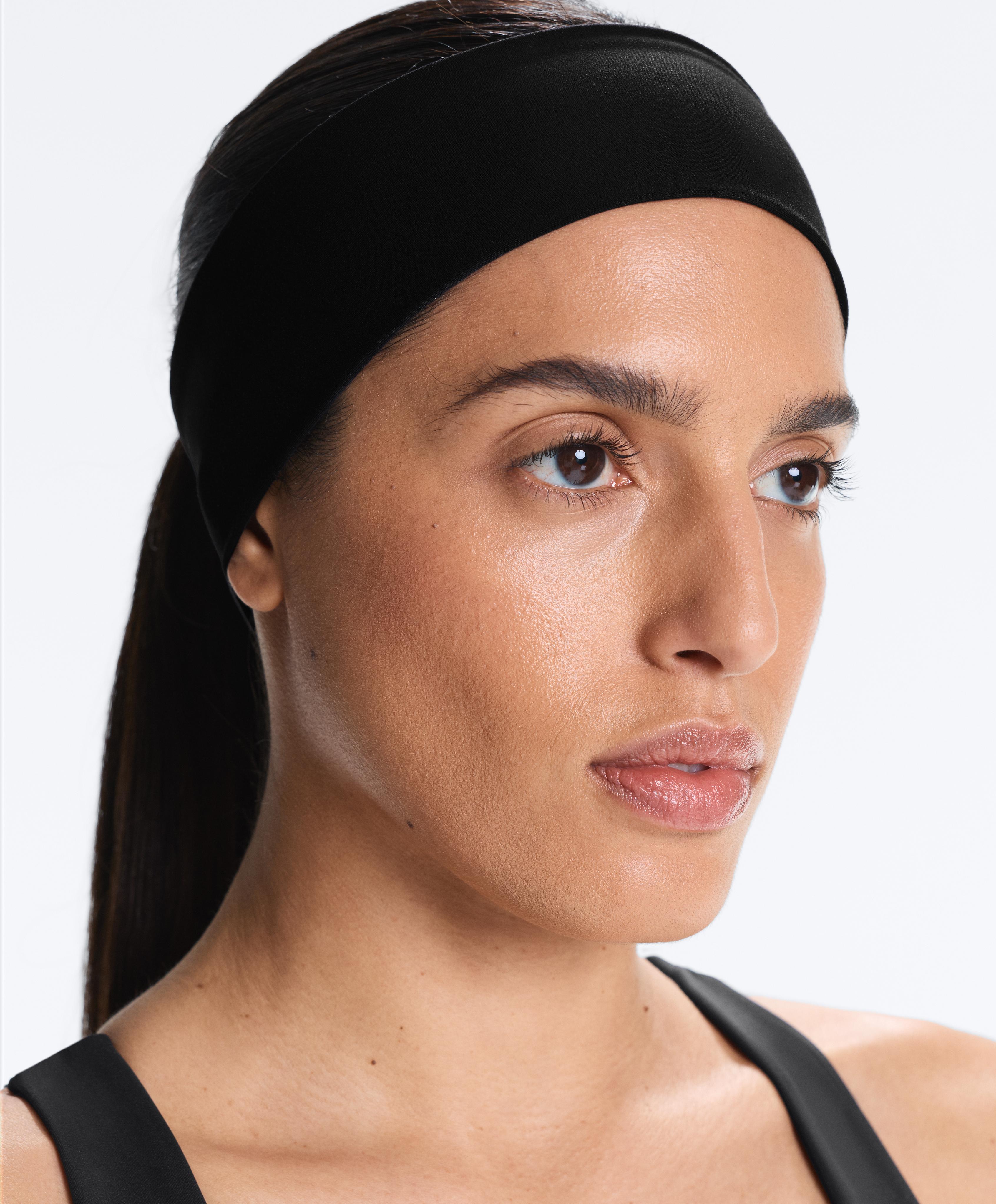 6cm sports headband — BLACK