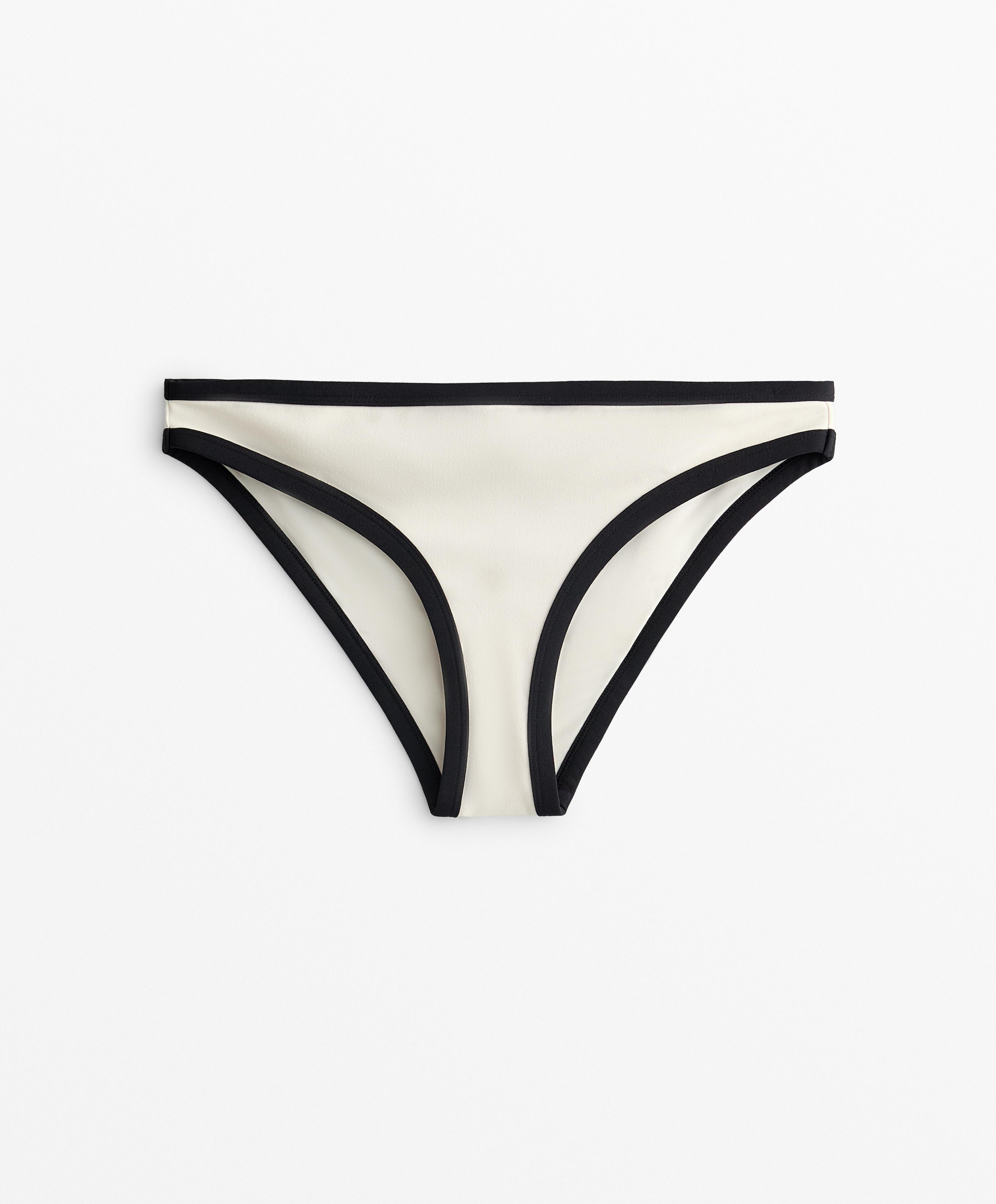 Contrast trim classic bikini briefs