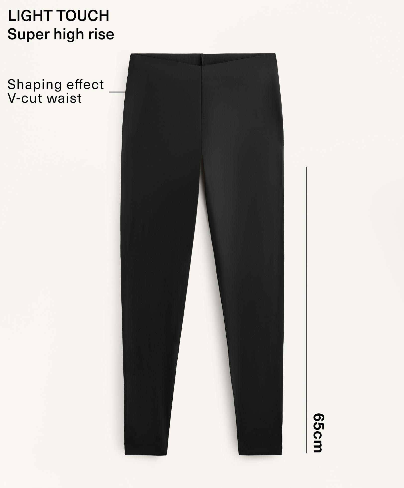 Light Touch V-cut super high rise 65cm ankle-length leggings