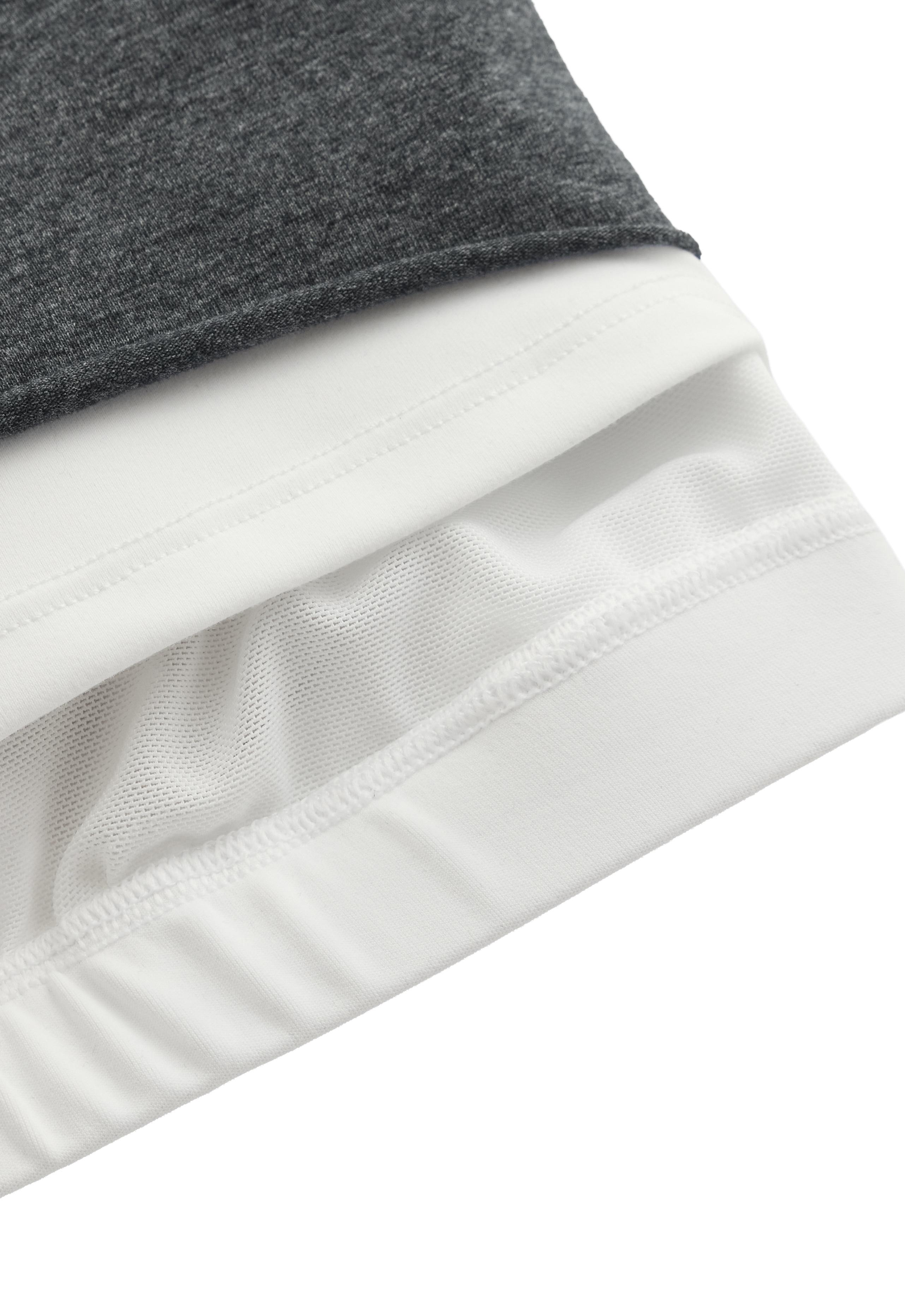 Marl overlay halterneck tank top — DARK GREY MELANGE