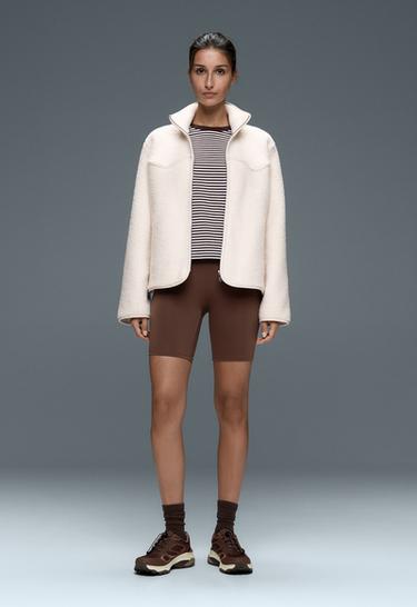 Leggings biker high rise comfortlux 20 cm — COCOA 1