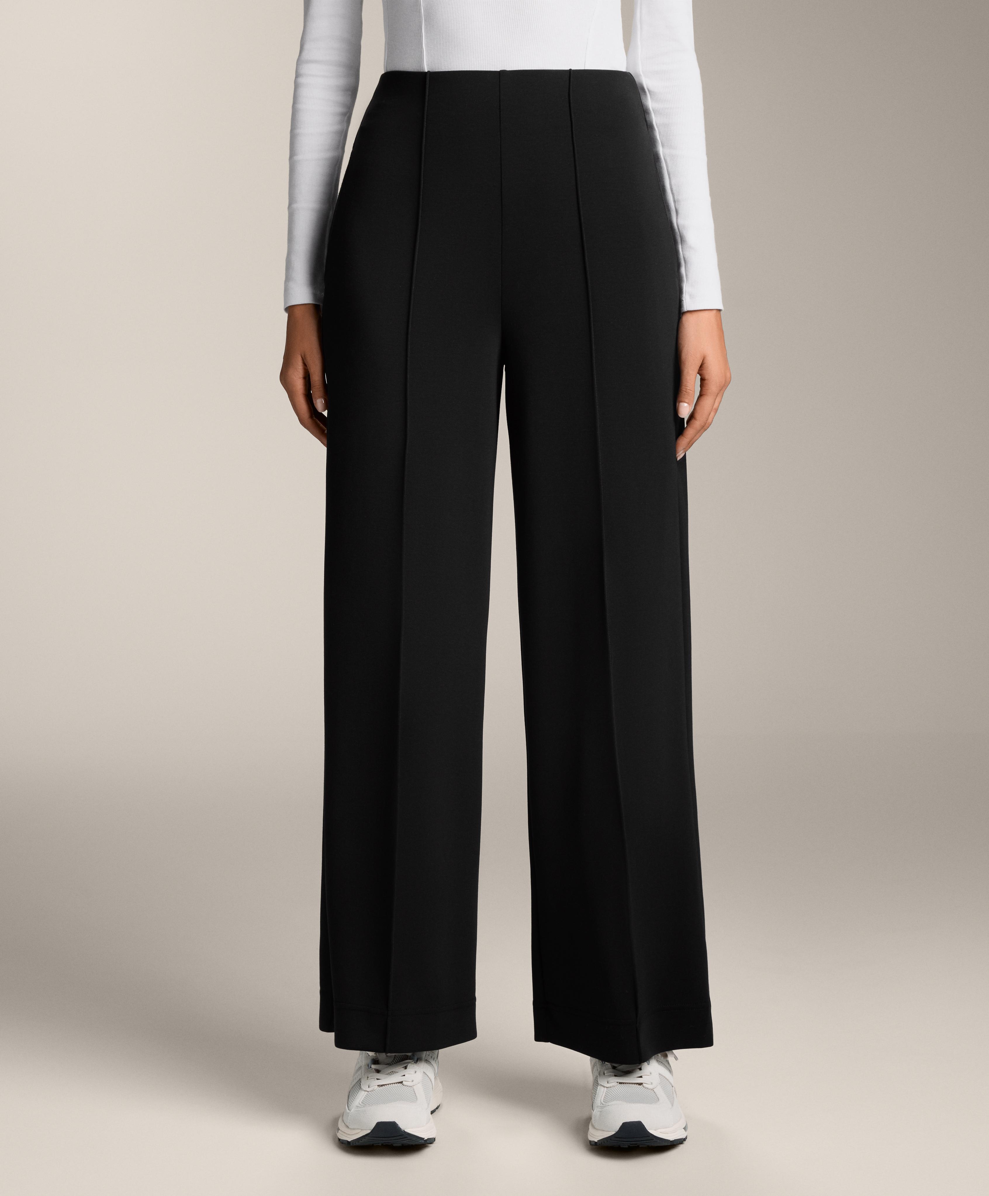Pantalón recto nervio modal tacto suave Pantalón recto nervio modal tacto suave
