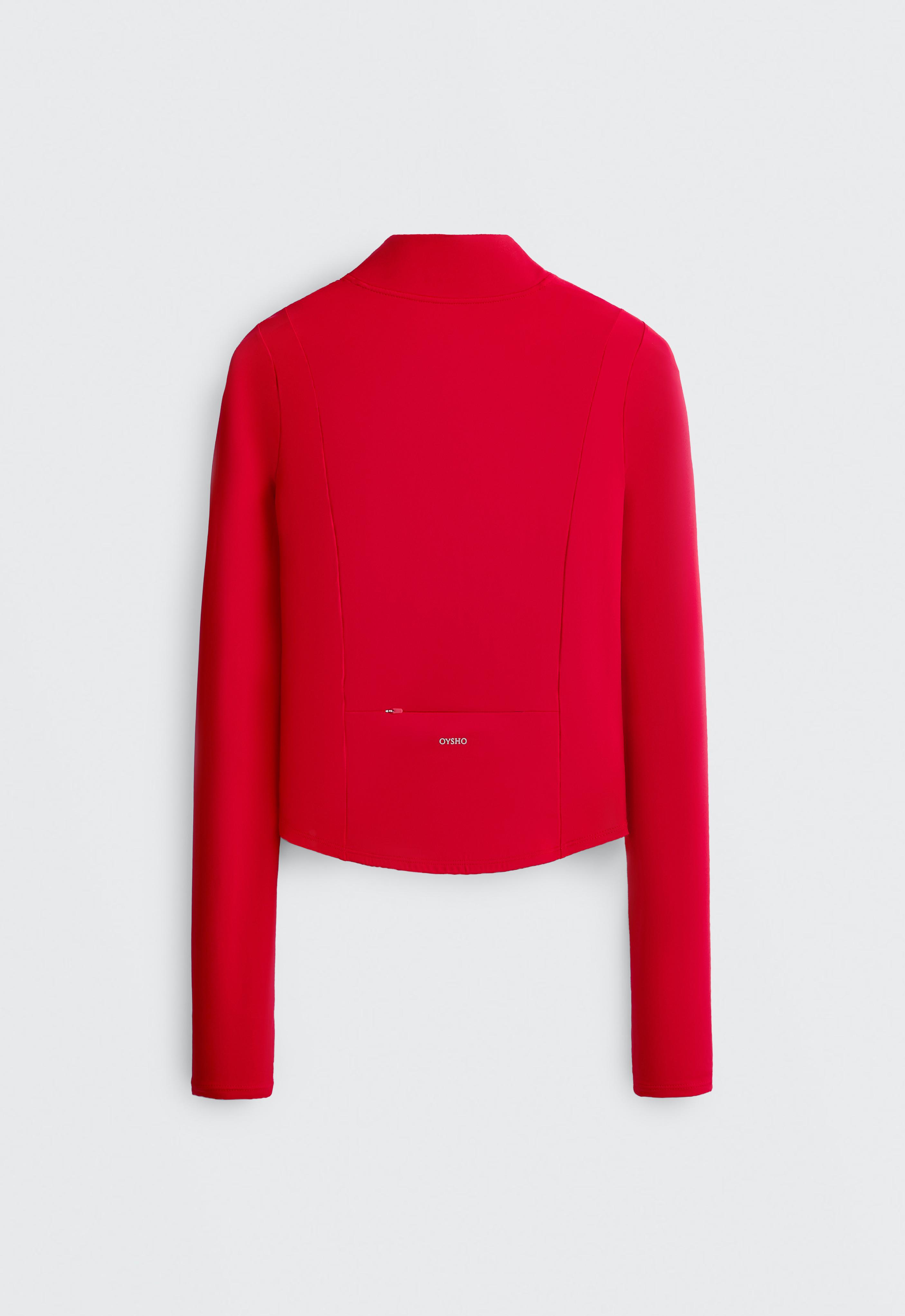 Short Light Touch technical jacket — STRONG RED
