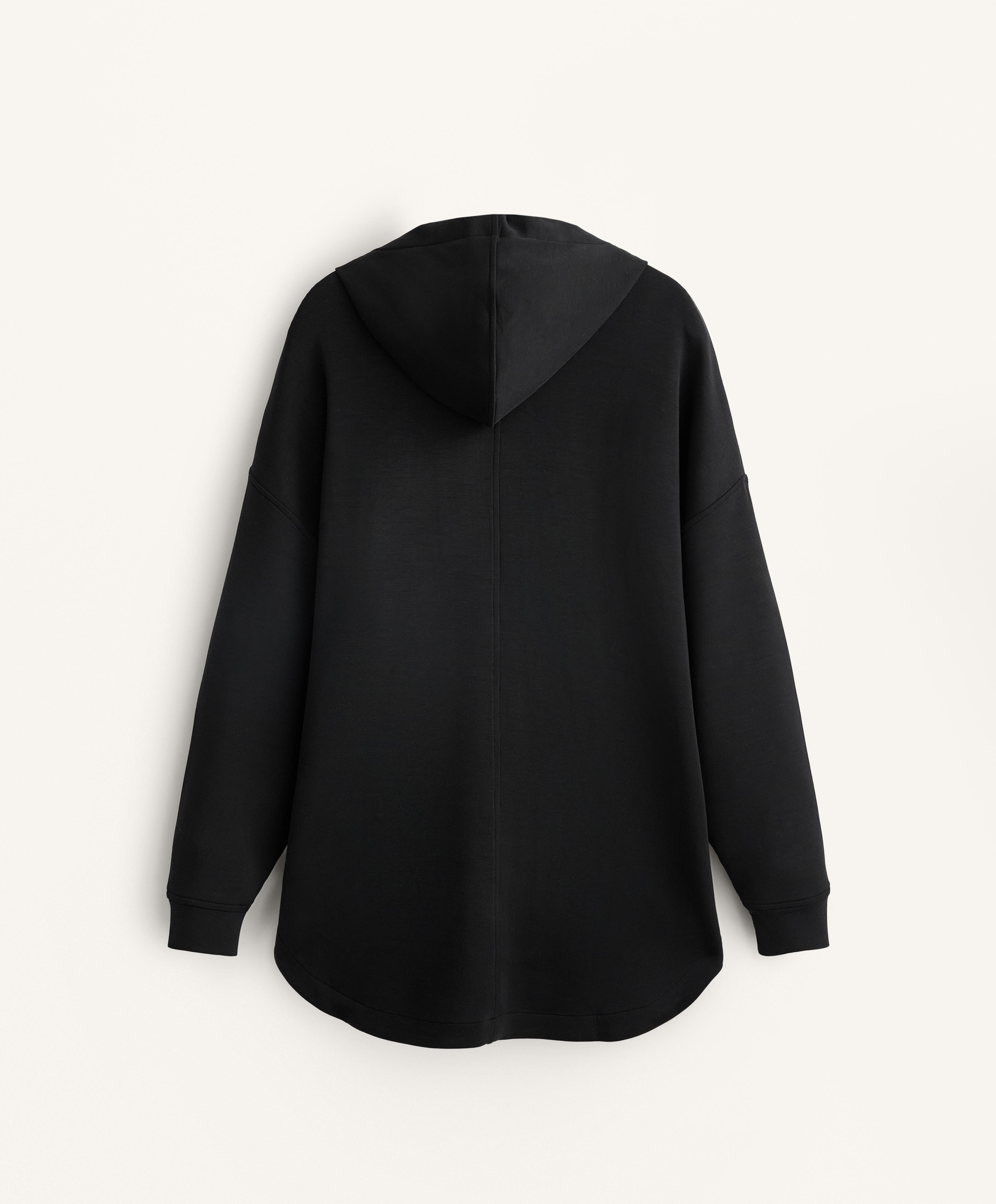Long Soft Touch jacket with modal | OYSHO Türkiye