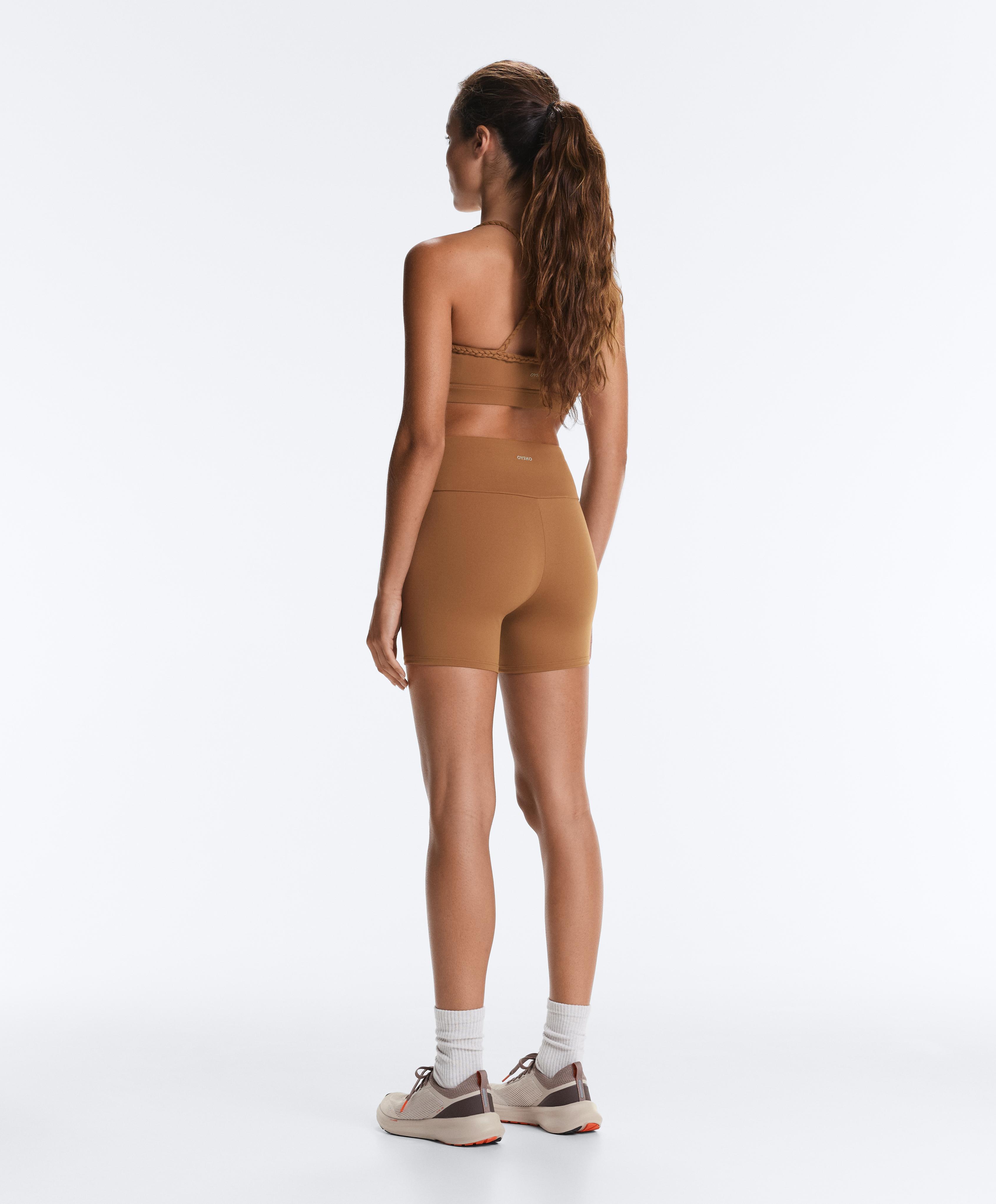 Comfortlux high-waisted 10cm hot pants — TOFFEE