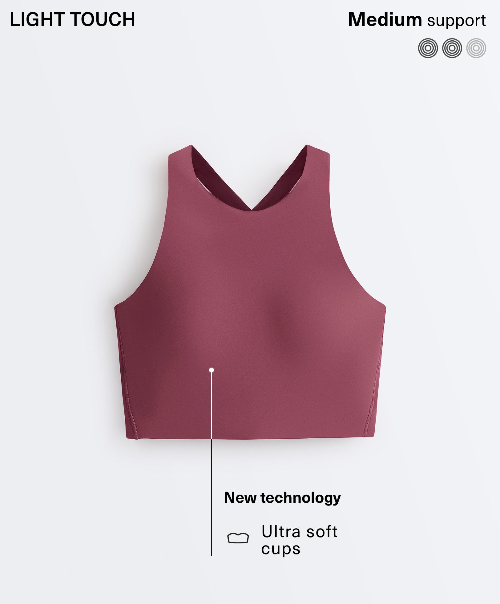 Light Touch crossover back tank top — DUSTY ROSETTE