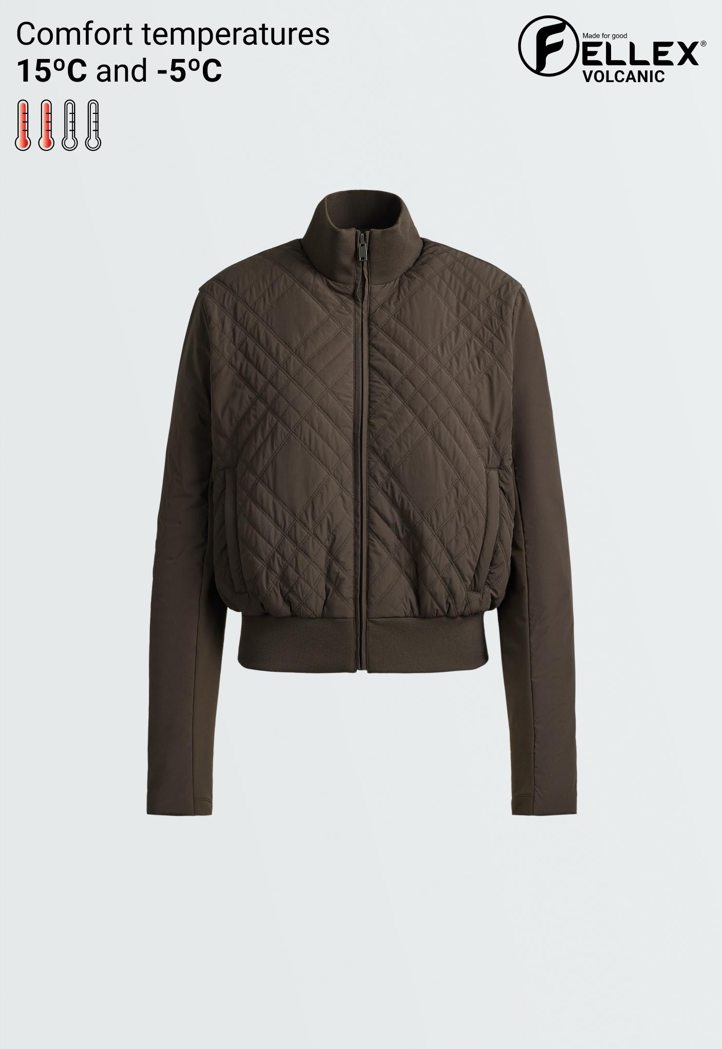 Oysho FELLEX® Volcanic dolgulu teknik Bomber ceket