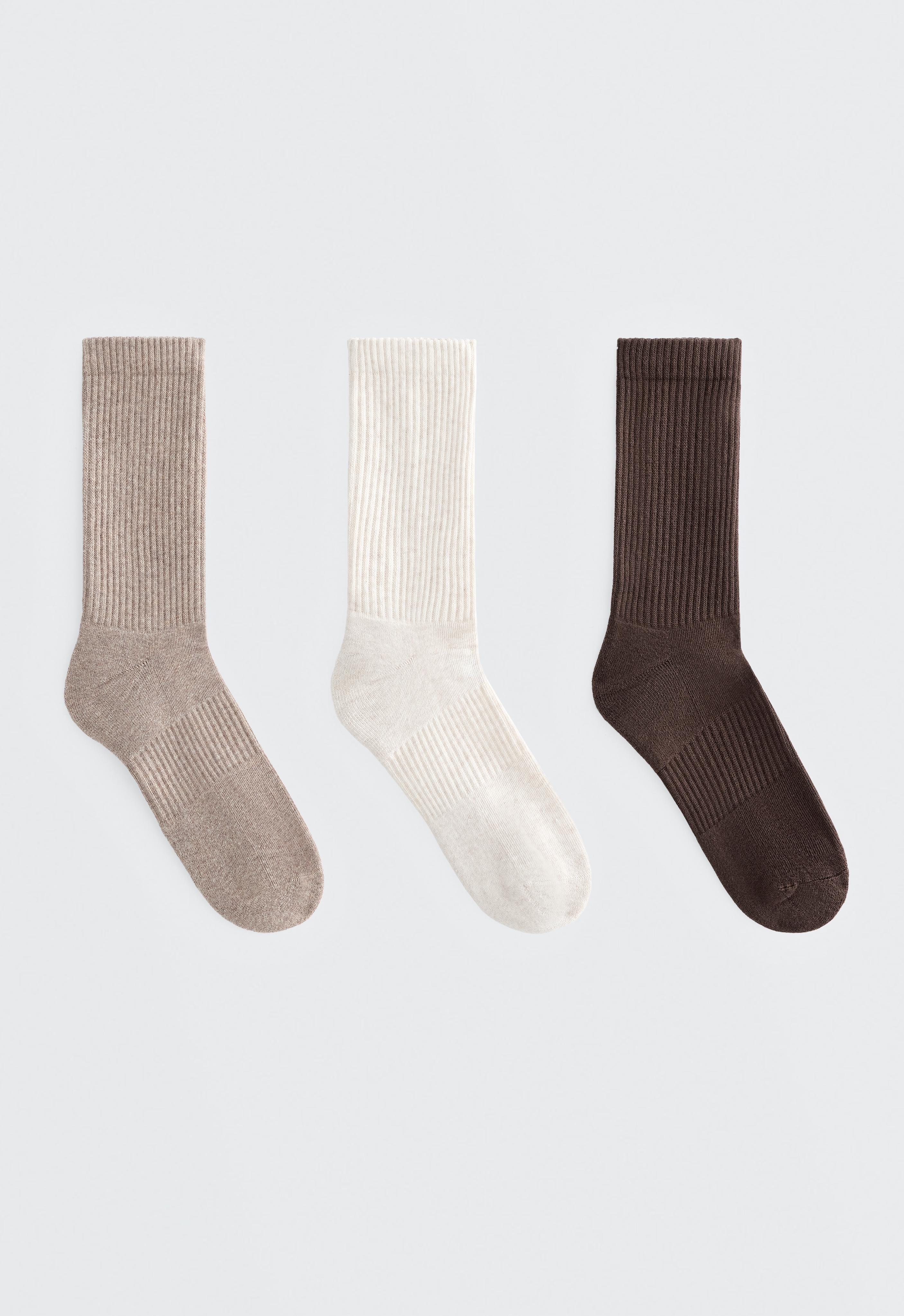 3 pairs of cotton blend classic socks