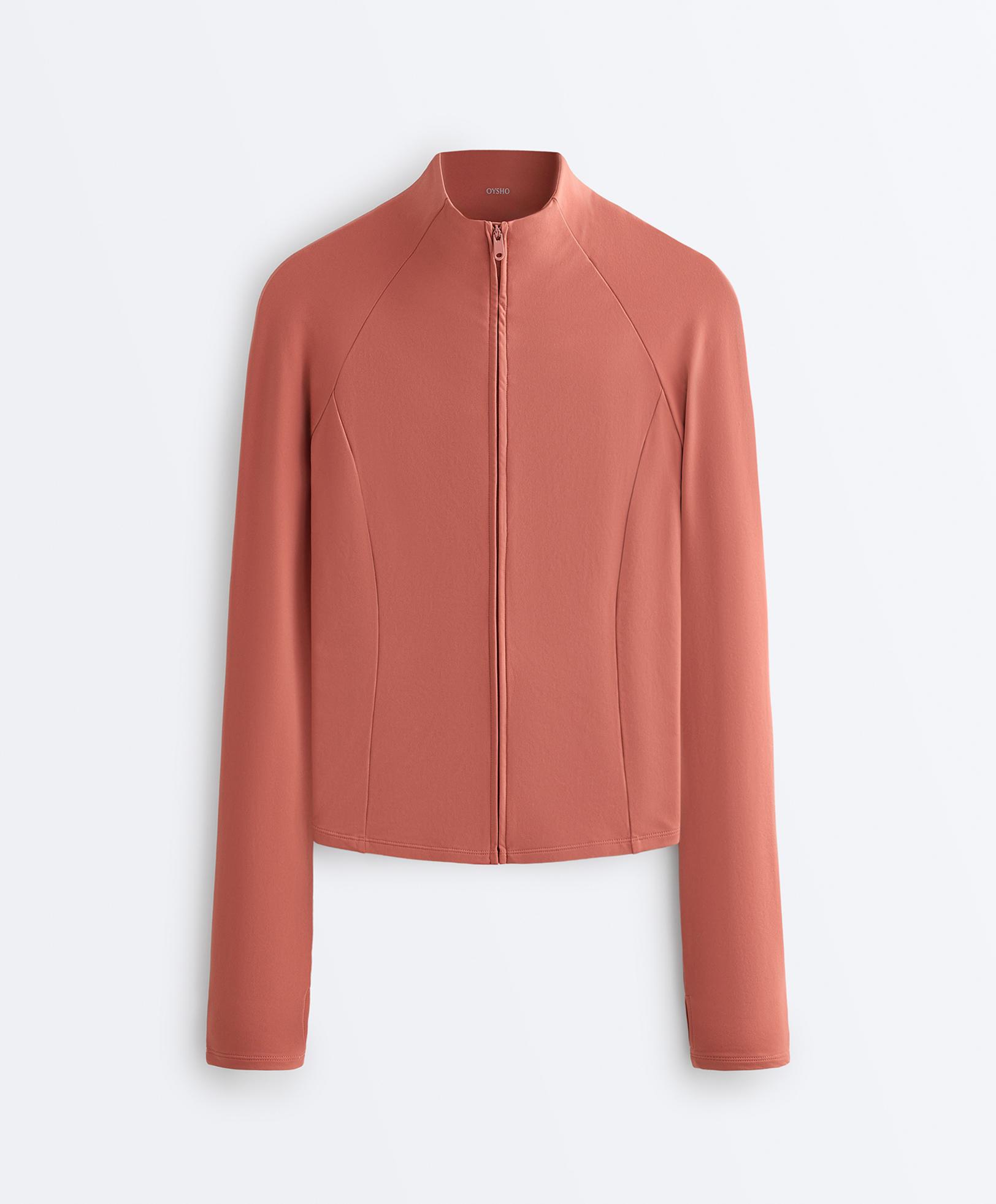 Light warm technical jacket — ROSETTE BLUSH