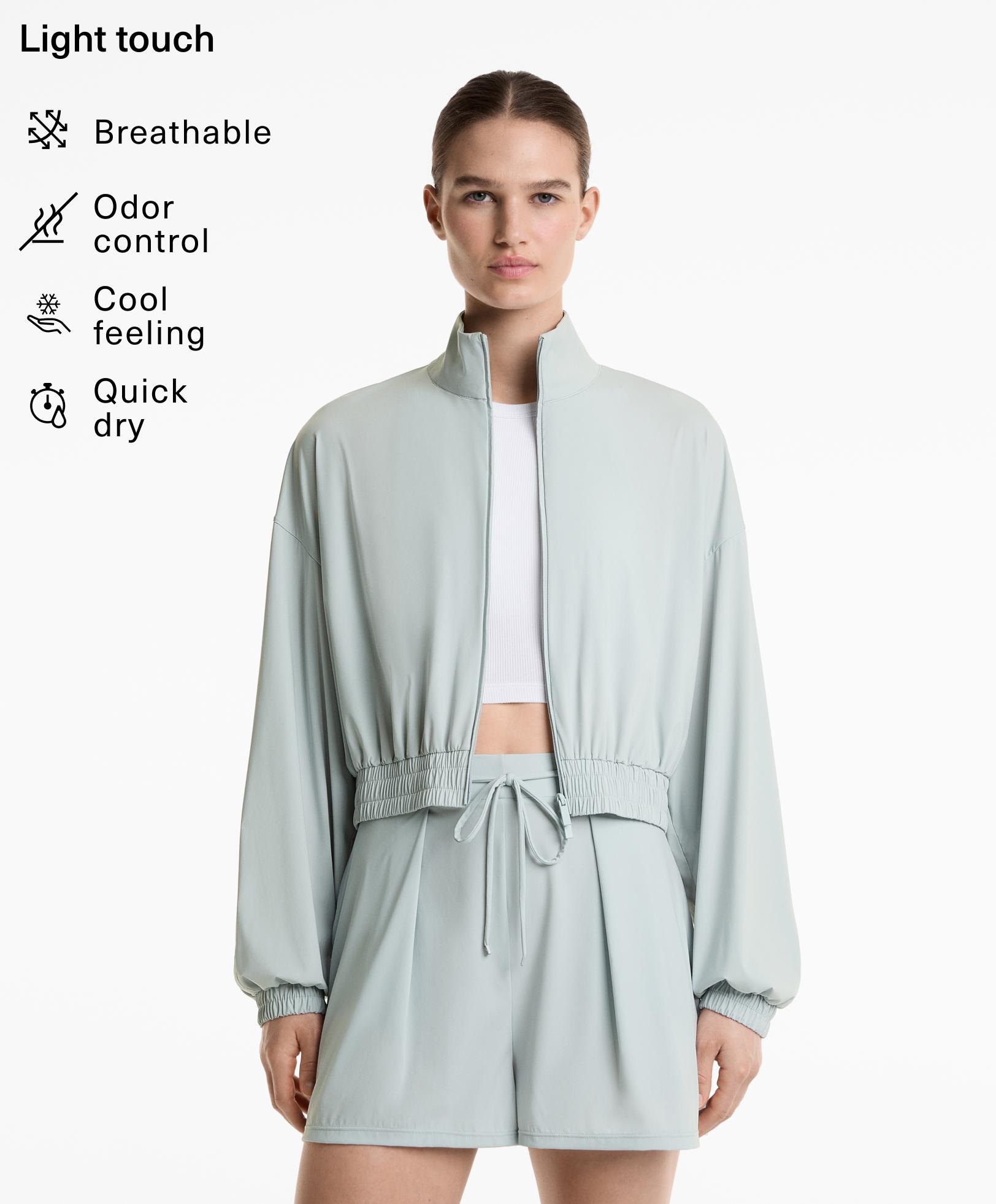 Light Touch Jacke aus kühlendem Stoff