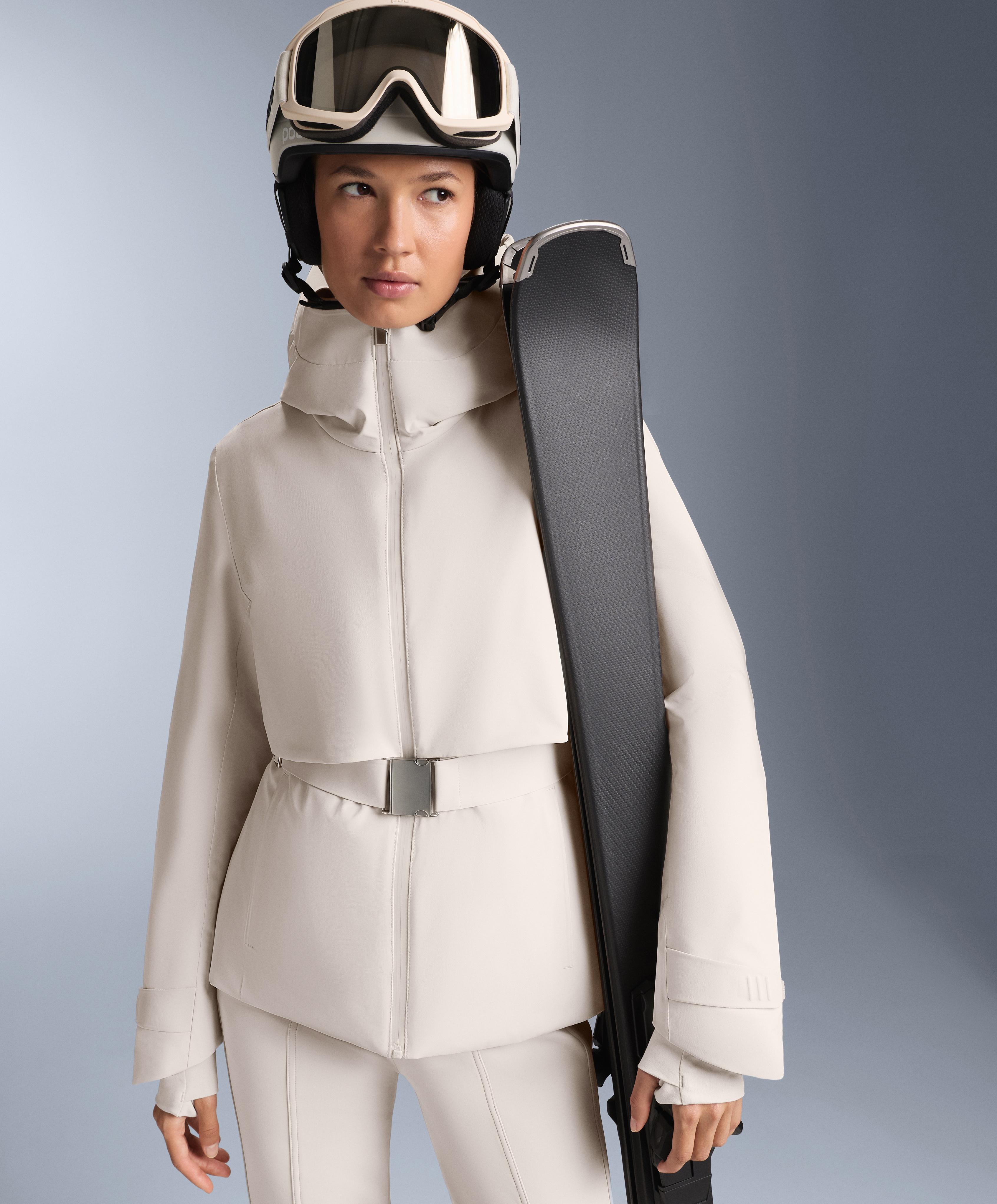 Primaloft® Feel the Performance TM SKI waterproof layered jacket — PALE MINK