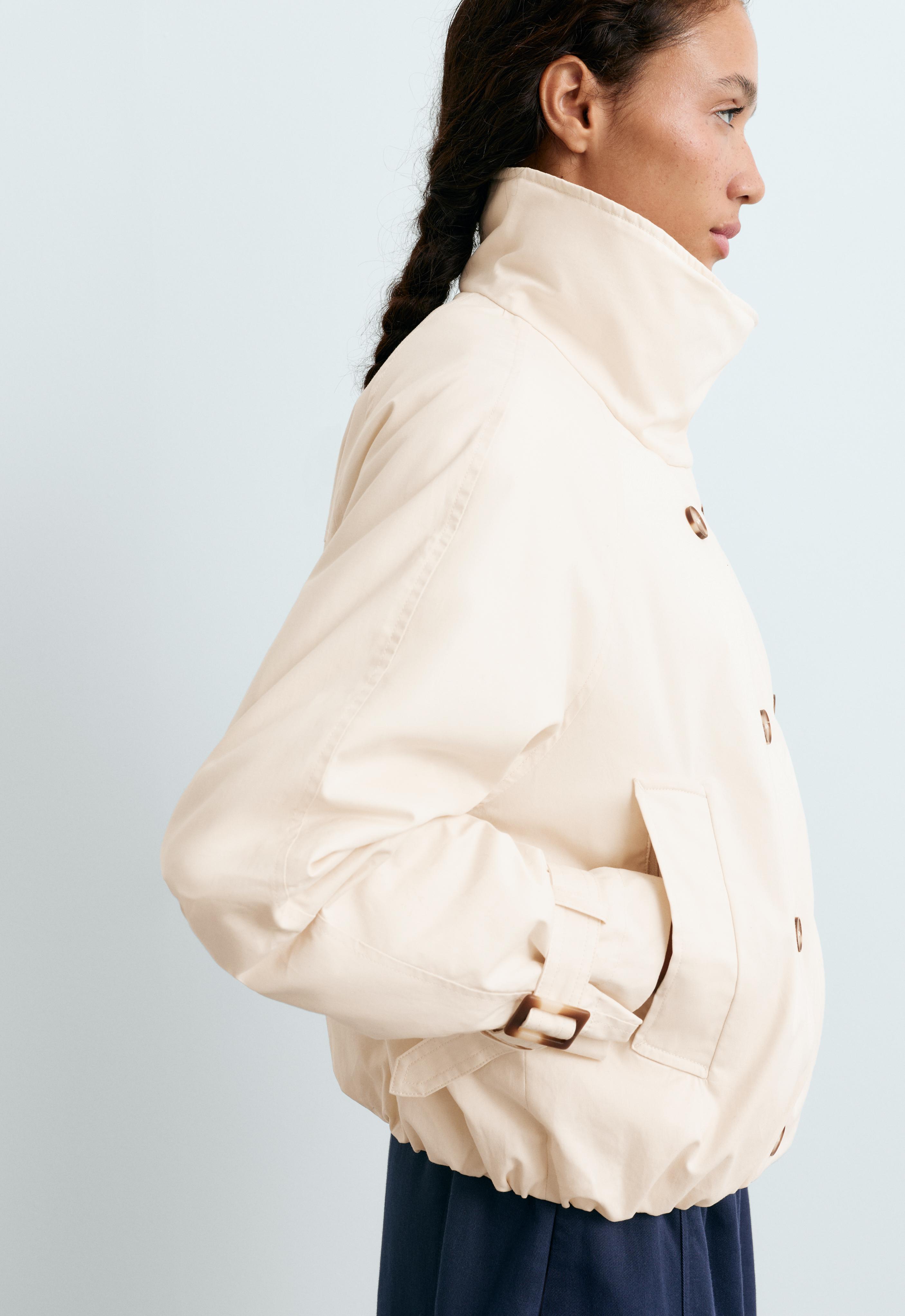 FELLEX® AEROGEL balloon padded short jacket — ECRU