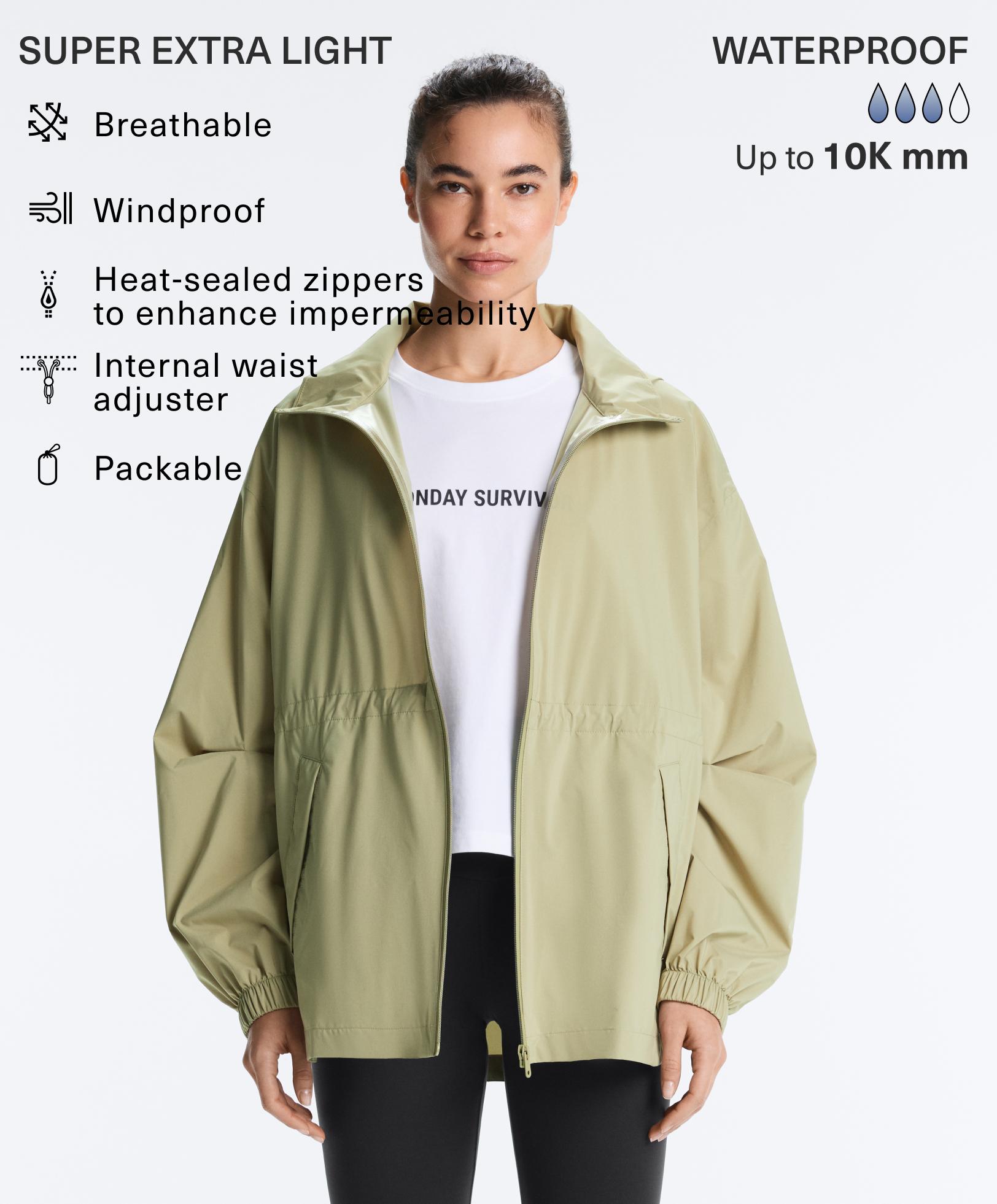 Casaco extraleve impermeável 10k Casaco extraleve impermeável 10k