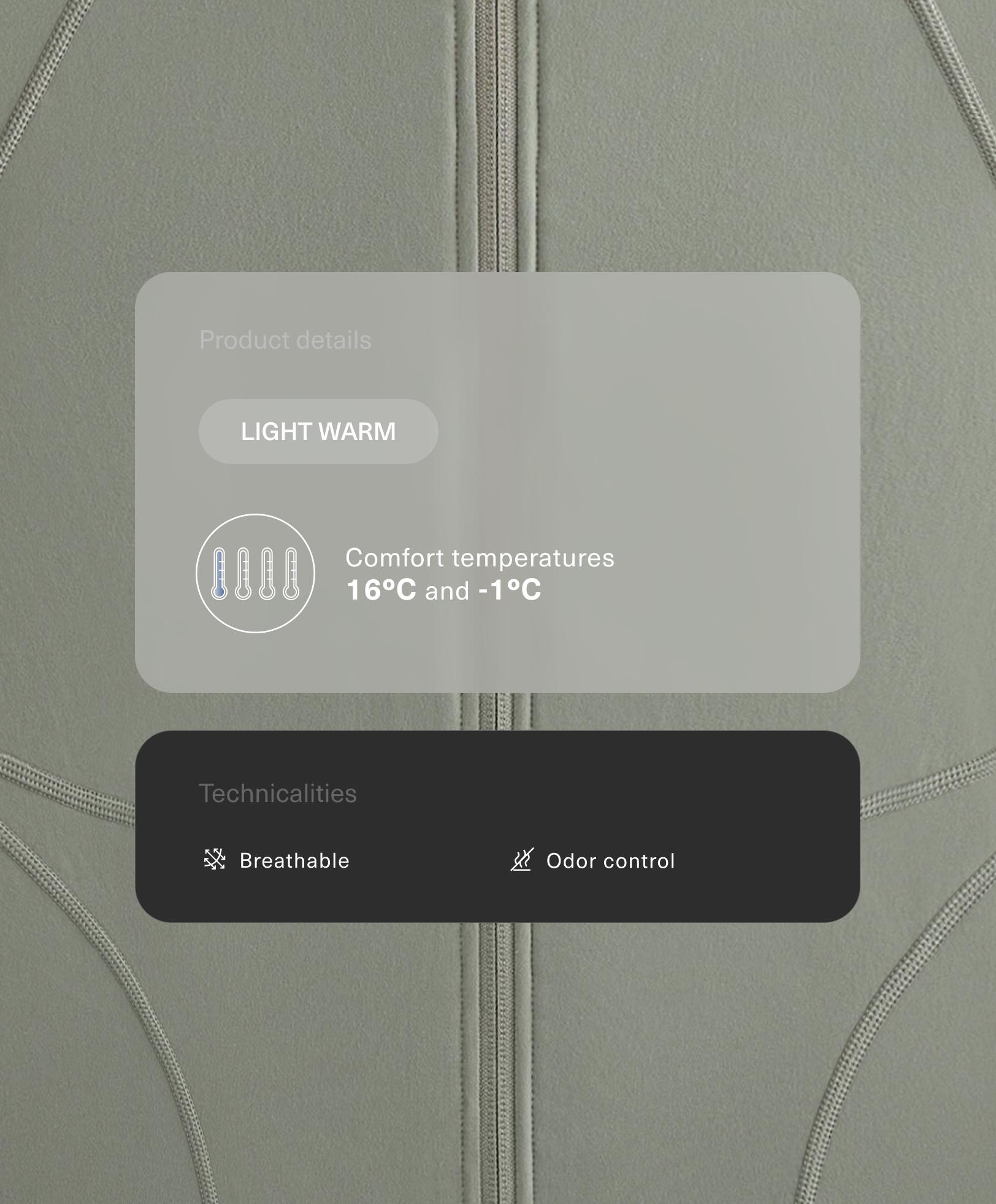 جاكيت طويل تقني دافئ خفيف - تنزيلات جاكيت طويل تقني دافئ خفيف - تنزيلات