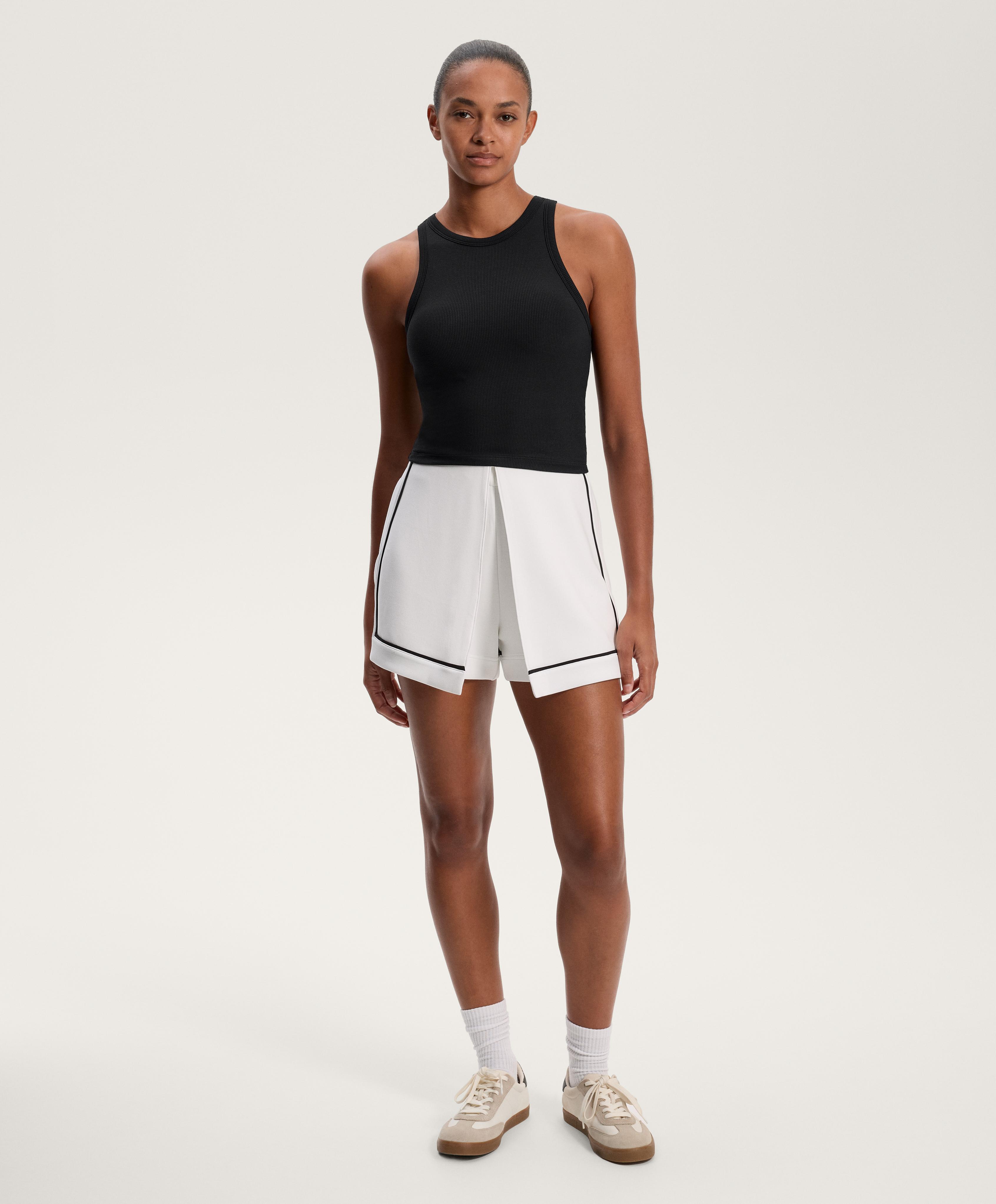 Long rib modal blend tank top