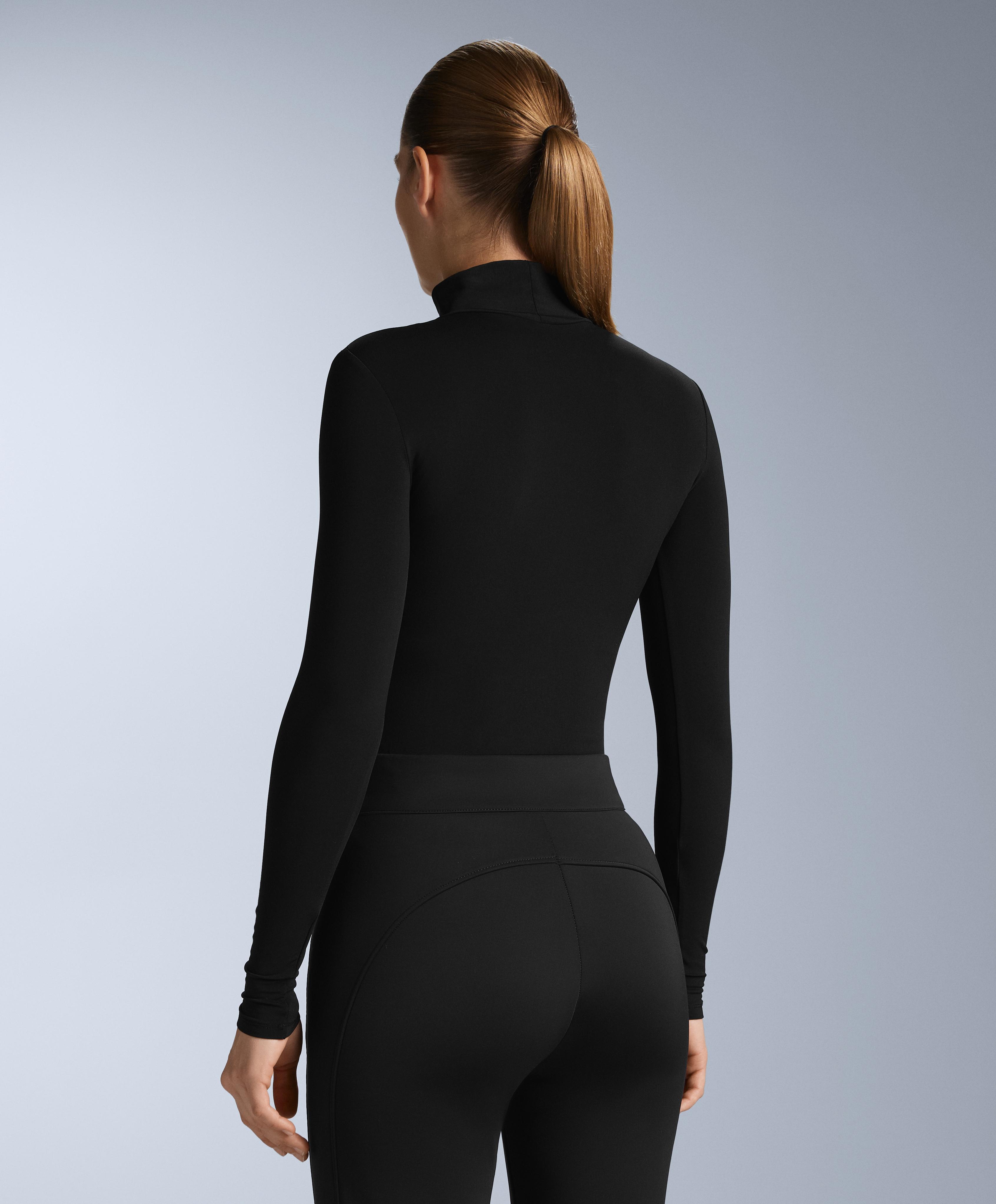 Long sleeve thermal base layer T-shirt — BLACK