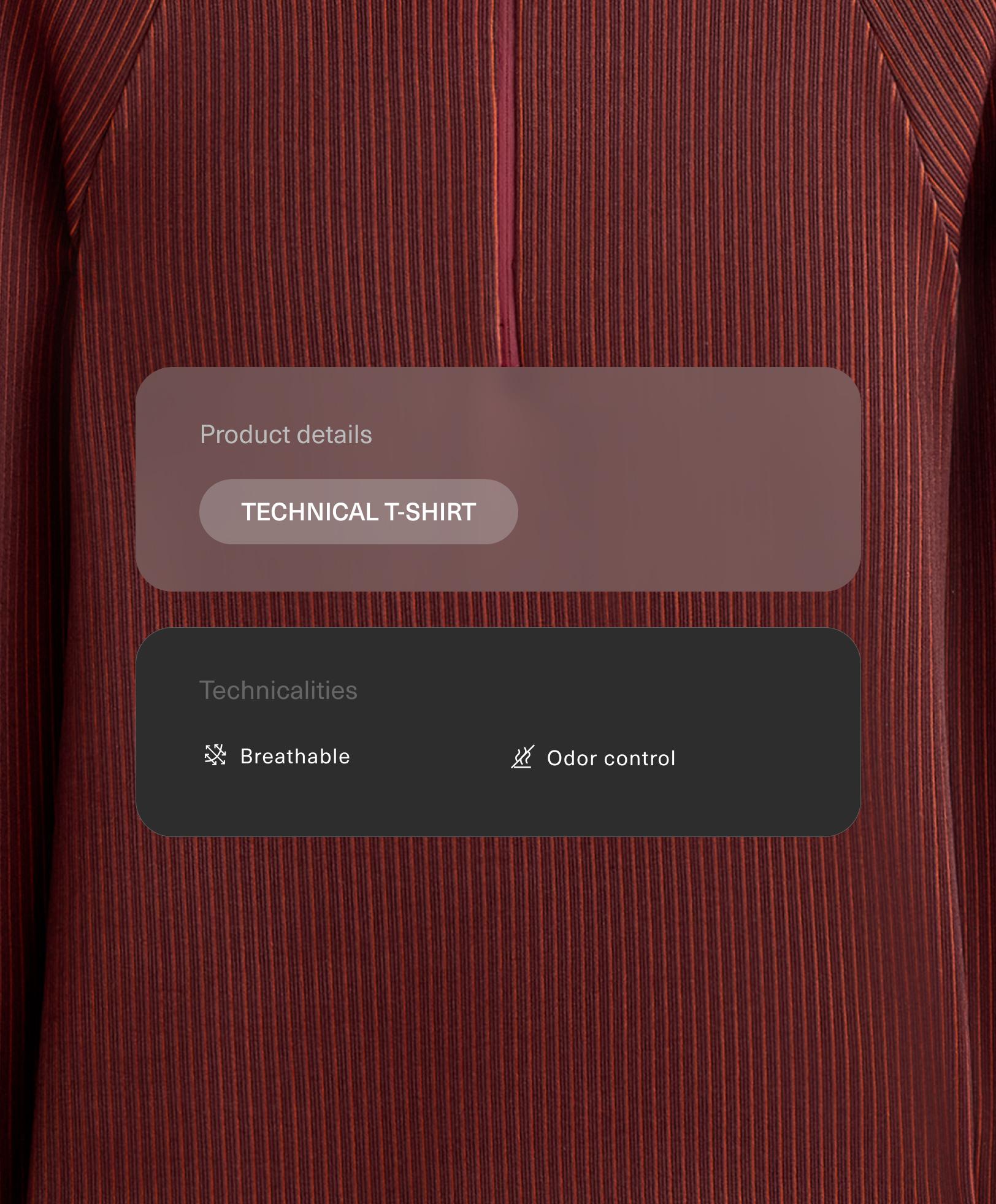 Technisch T-shirt met lange mouw - Sale