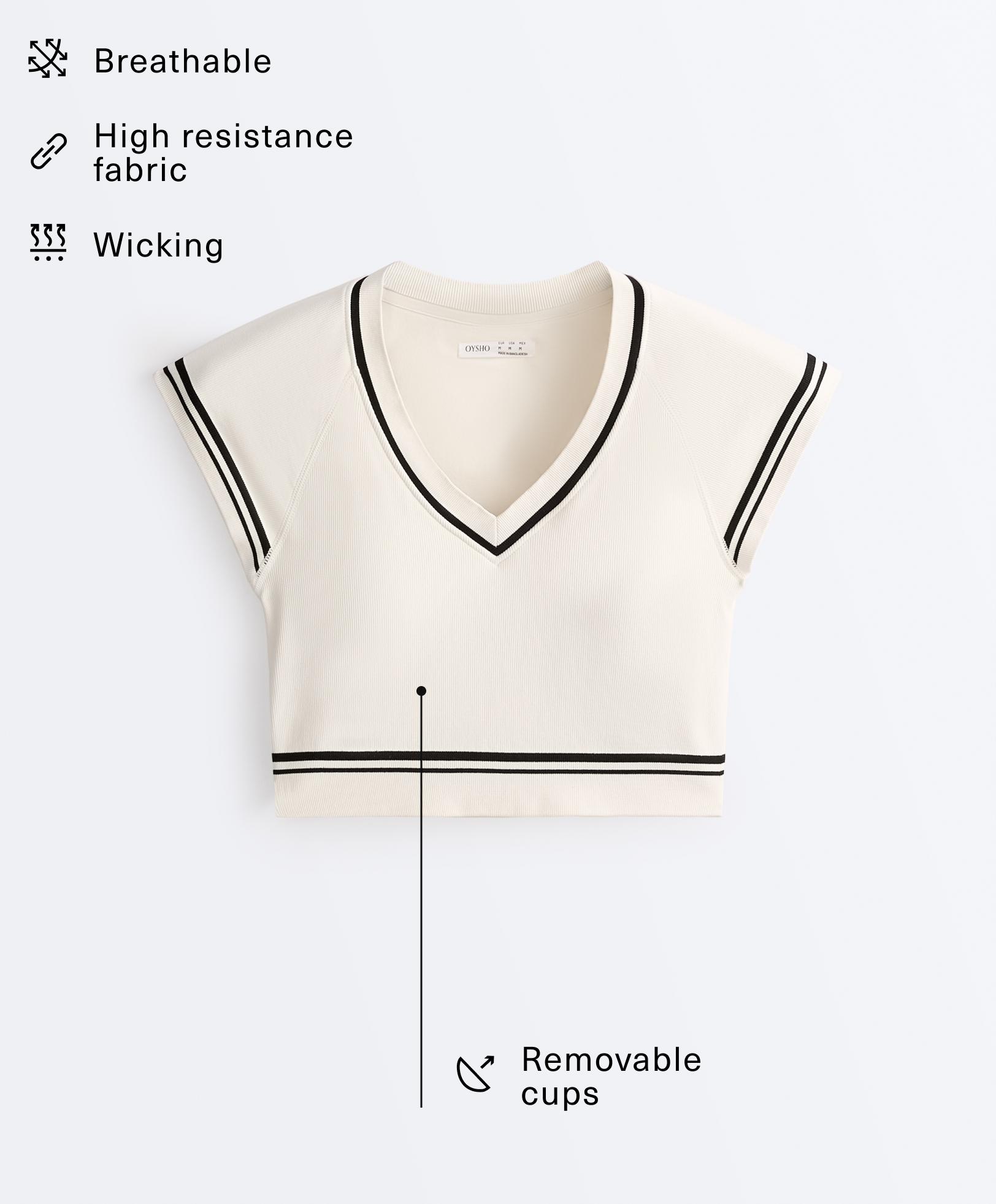 Tricou seamless cu mânecă scurtă