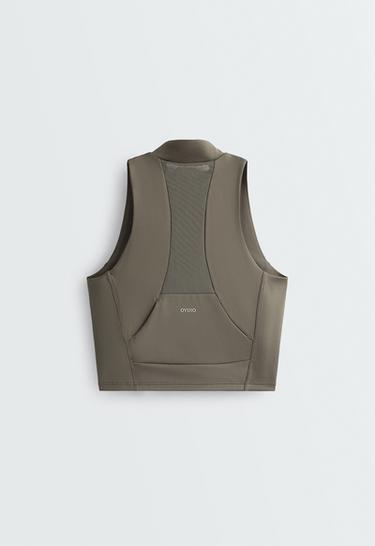 Rapid Dry tank top with pockets — CHARCOAL GREY 8