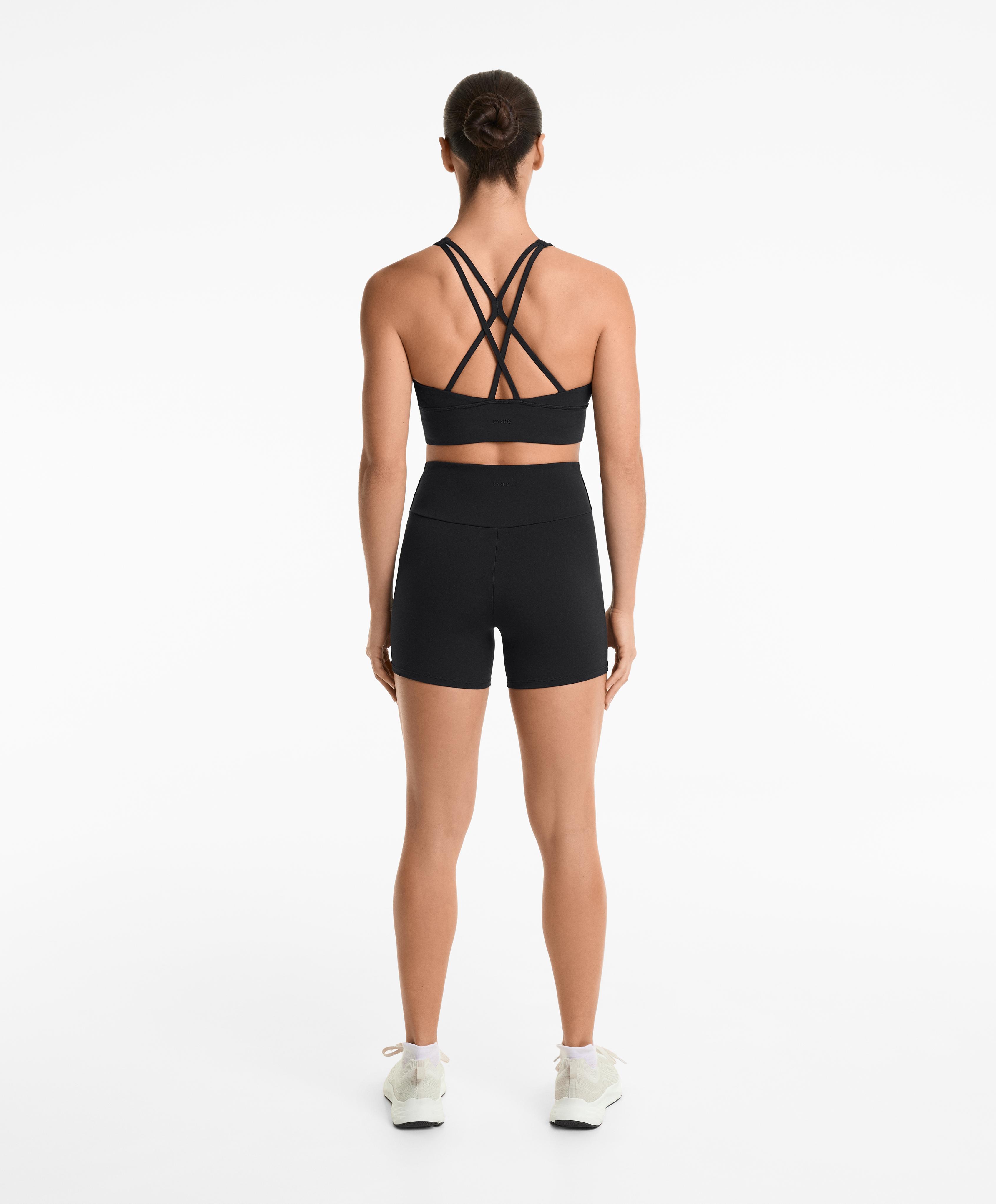 Black high-rise comfortlux hot pant total look Black high-rise comfortlux hot pant total look