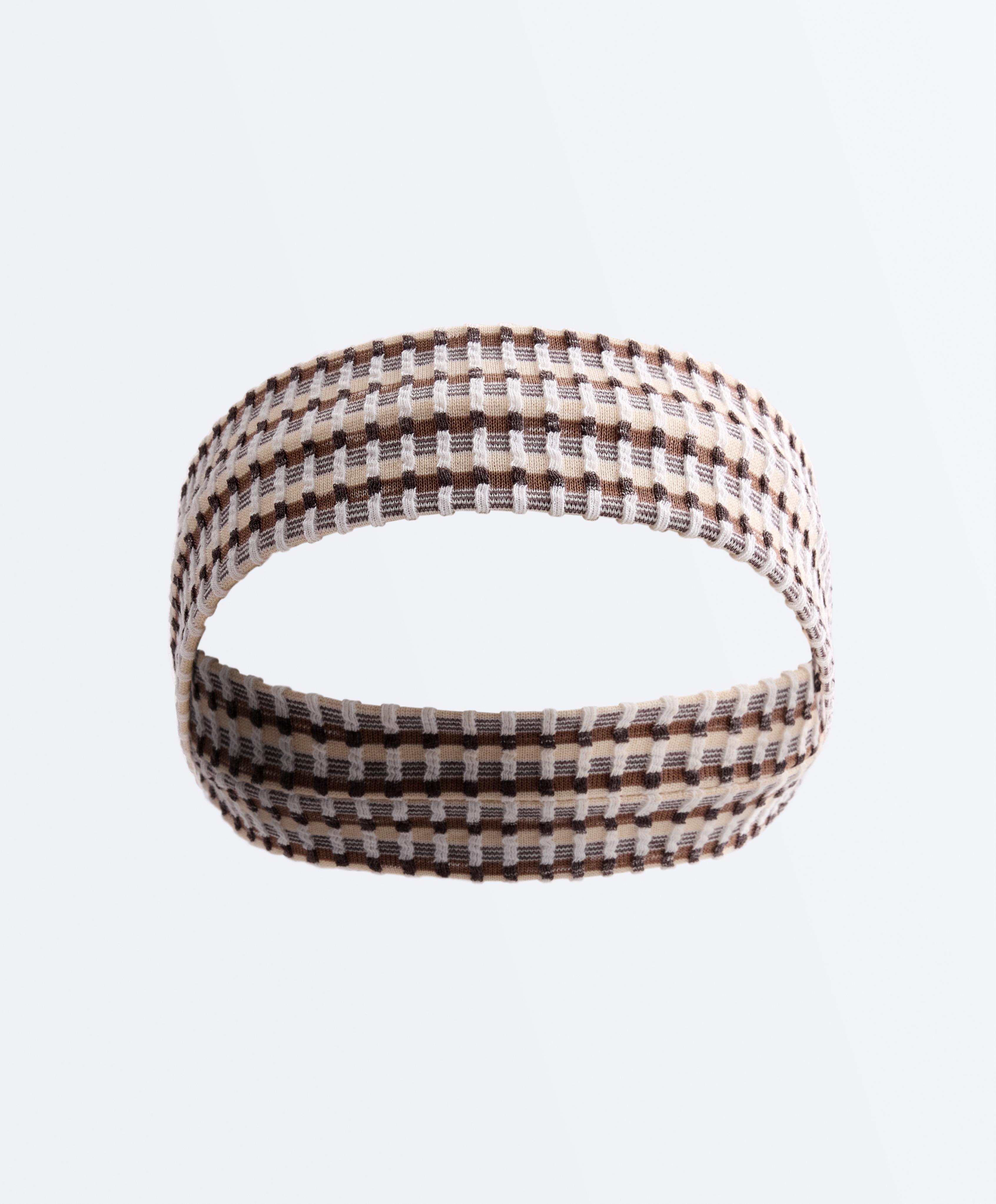 6cm structured sports headband — BEIGE