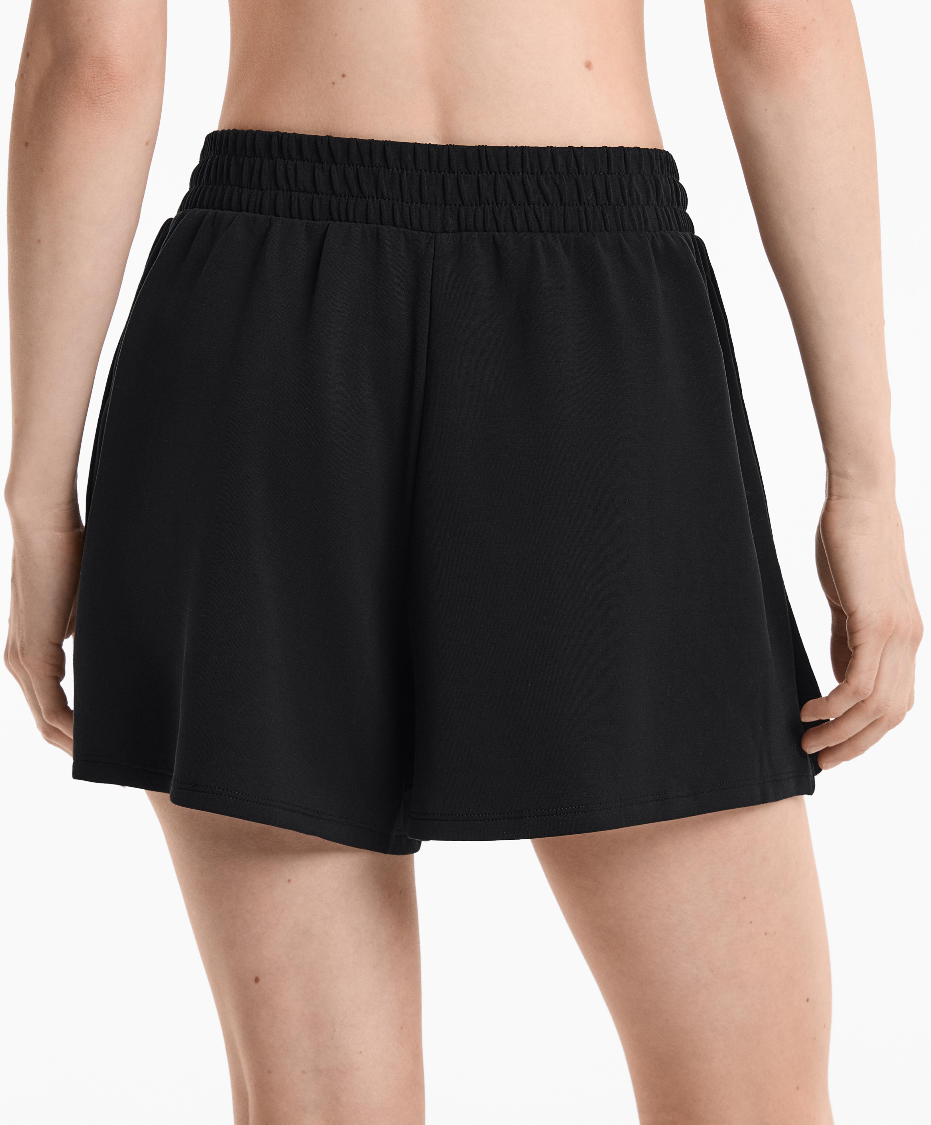 Shorts à boutons-pression latéraux en modal au toucher doux Shorts à boutons-pression latéraux en modal au toucher doux