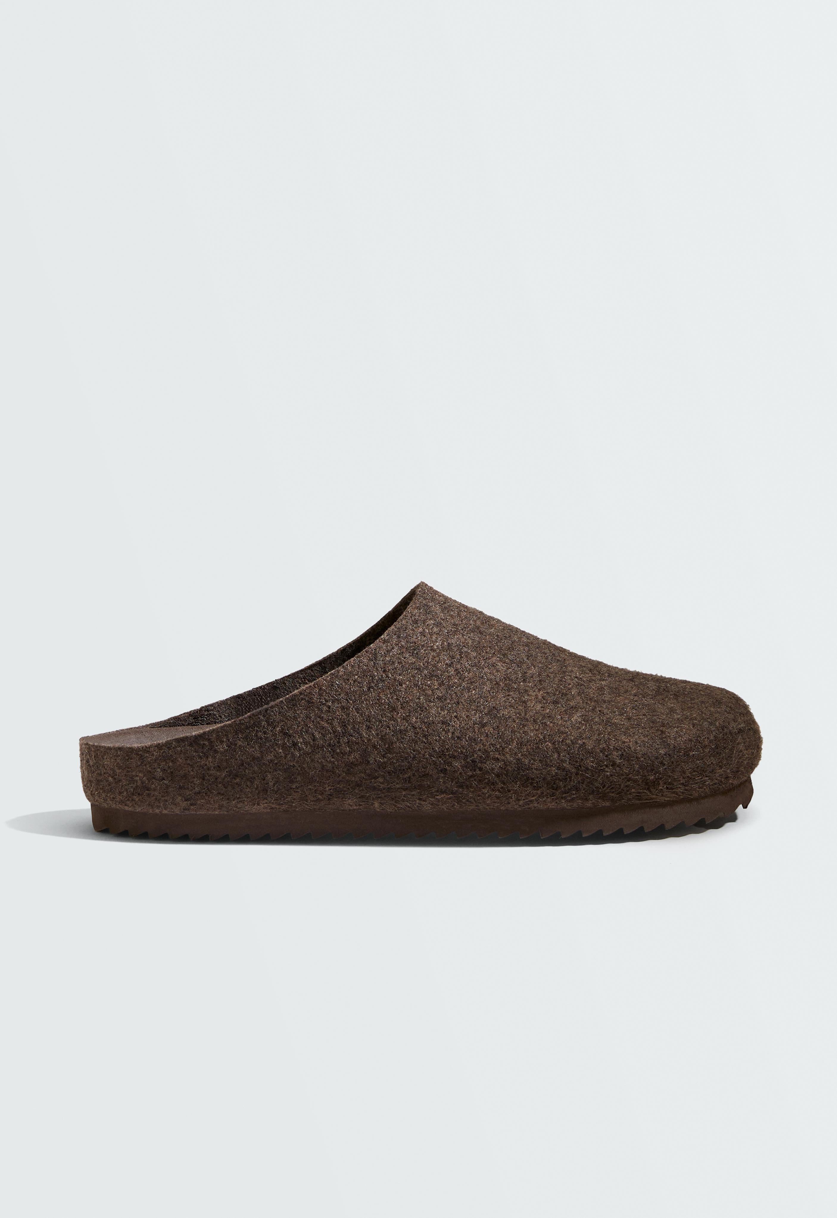 Felt Mule Clogs