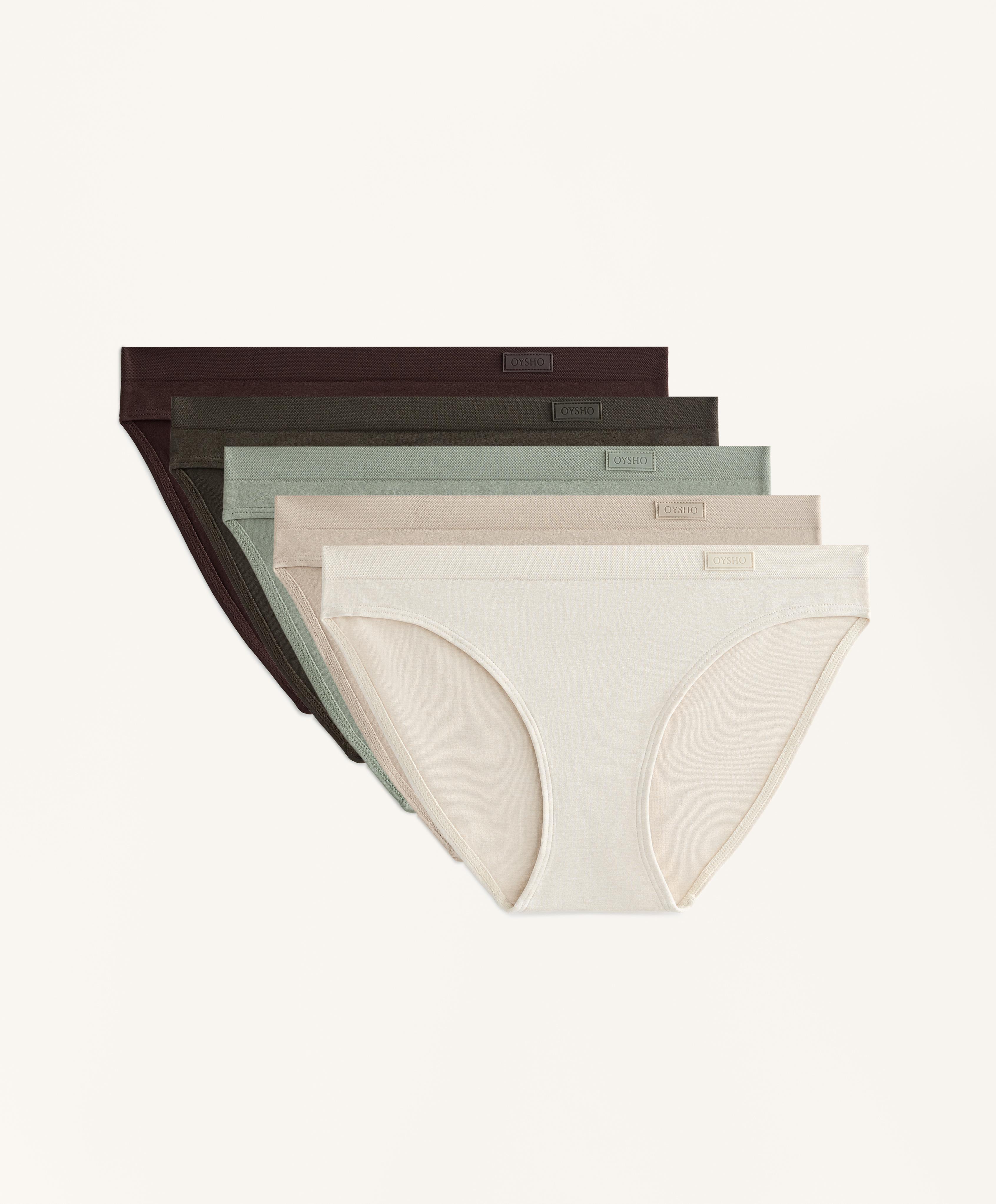5 bragas clásicas seamless soft touch