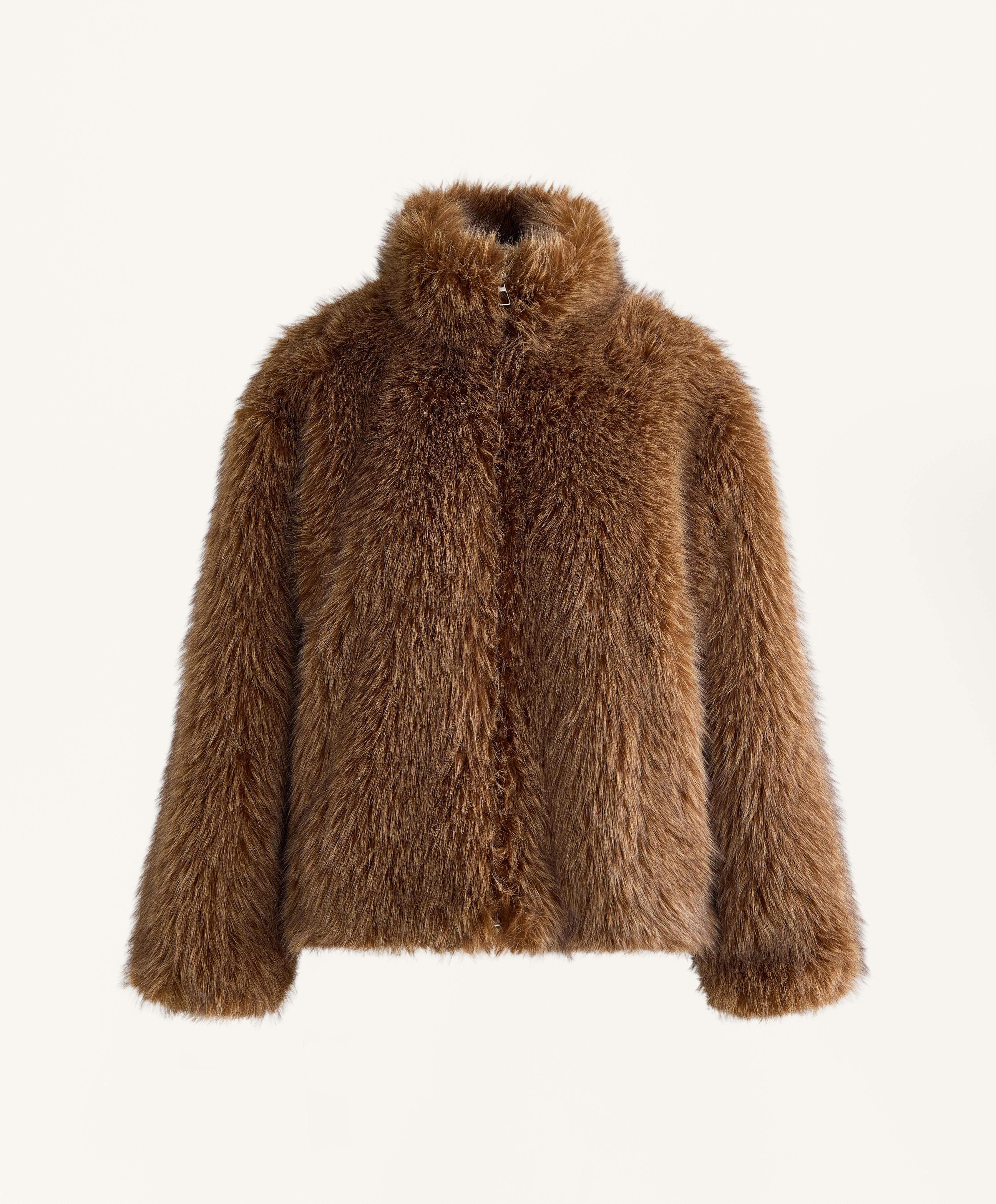 Faux fur jacket — MAHOGANY