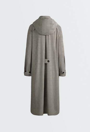 Check extra lightweight 10k waterproof long jacket — CAMEL 8