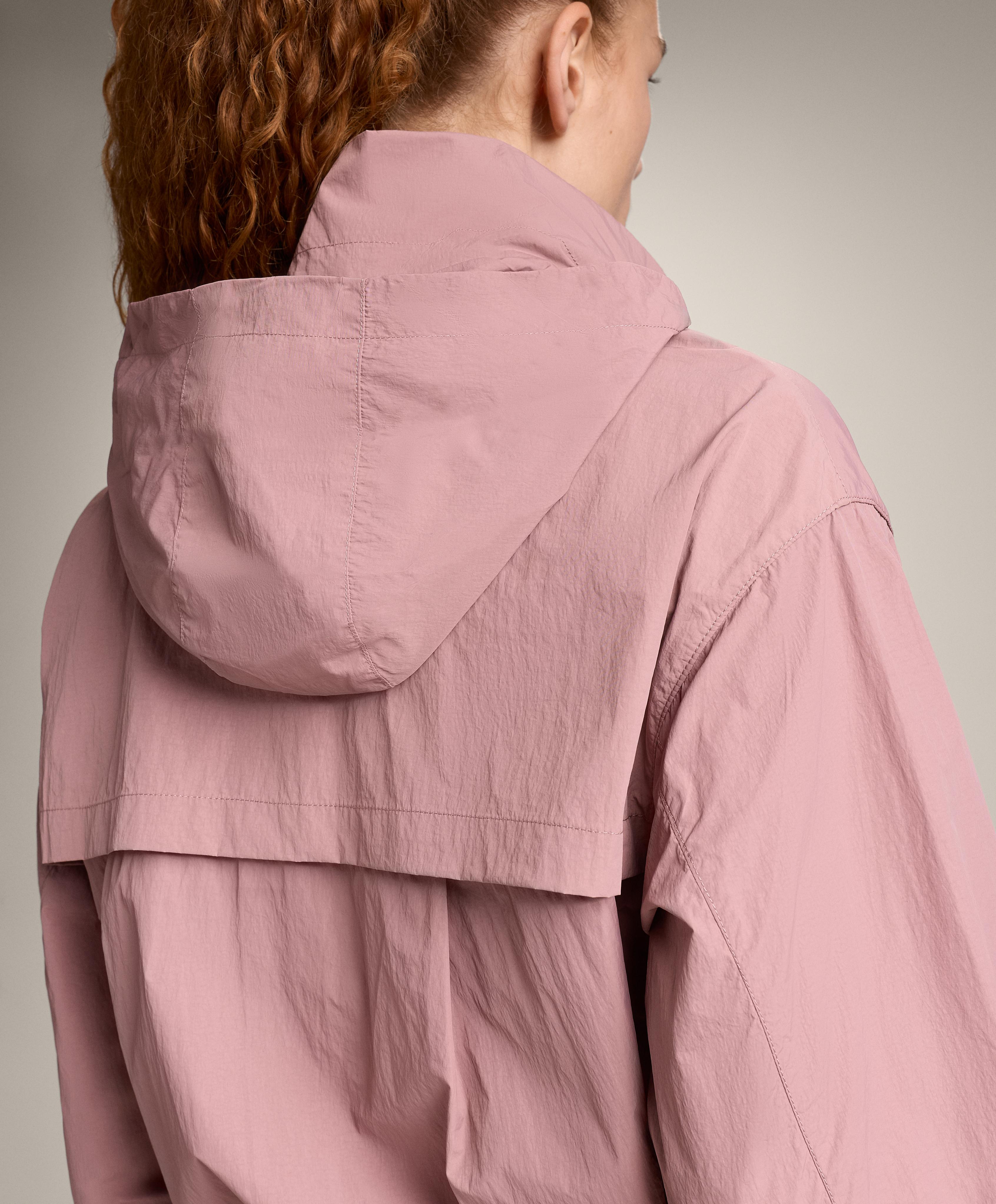 Water-repellent track jacket — SOFT PINK