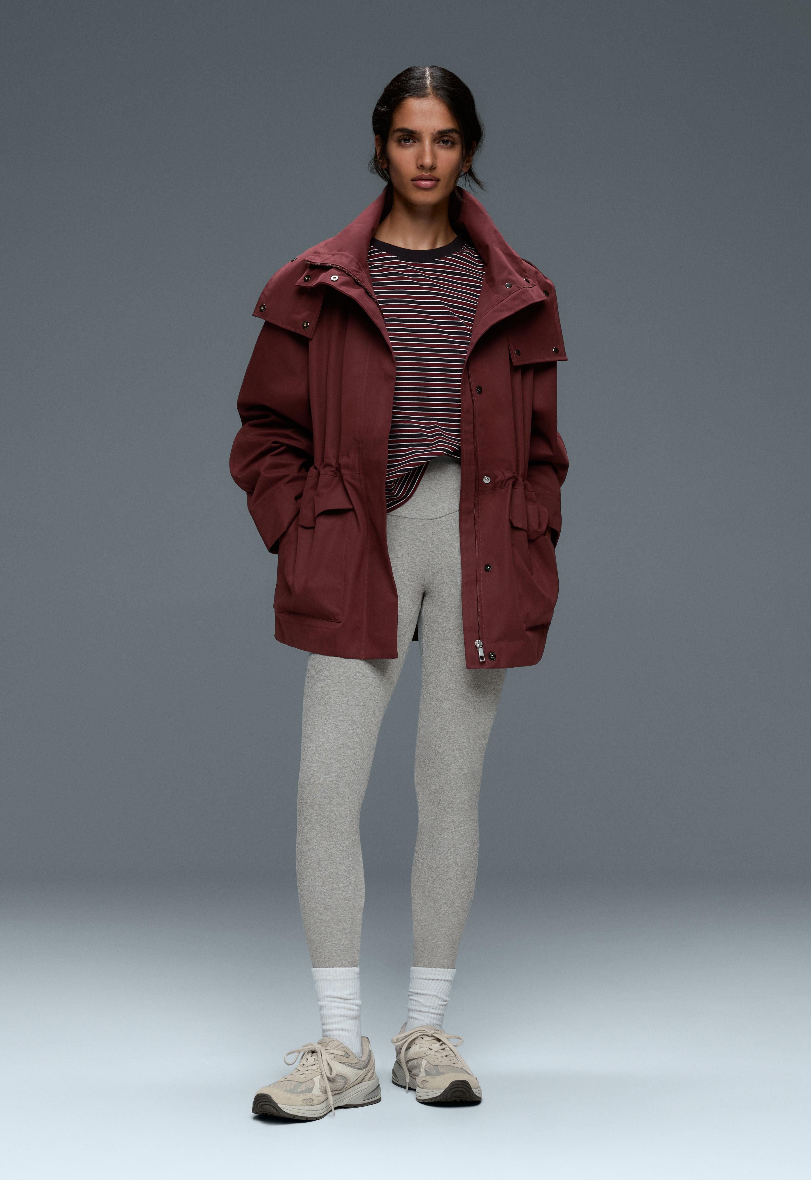 Comfortlux high-waisted marl ankle-length leggings